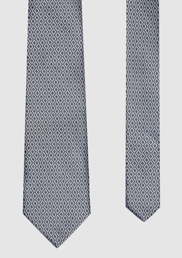 Diamond Jacquard Tie 7Cm