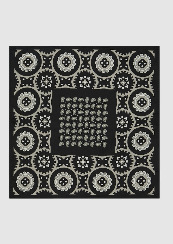 Abstract Paisley Pocket Square