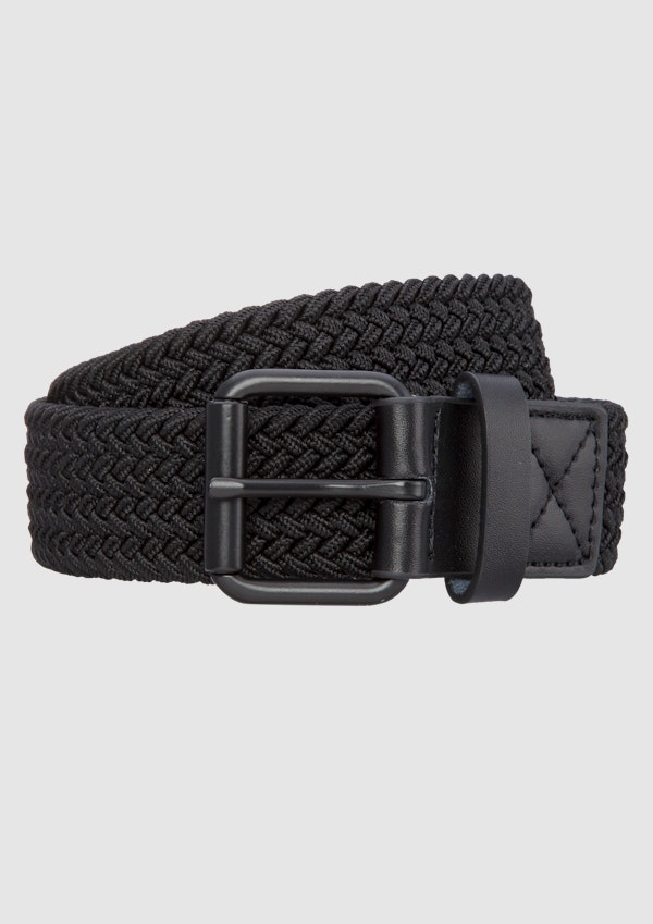 Black Mandalay Stretch Belt