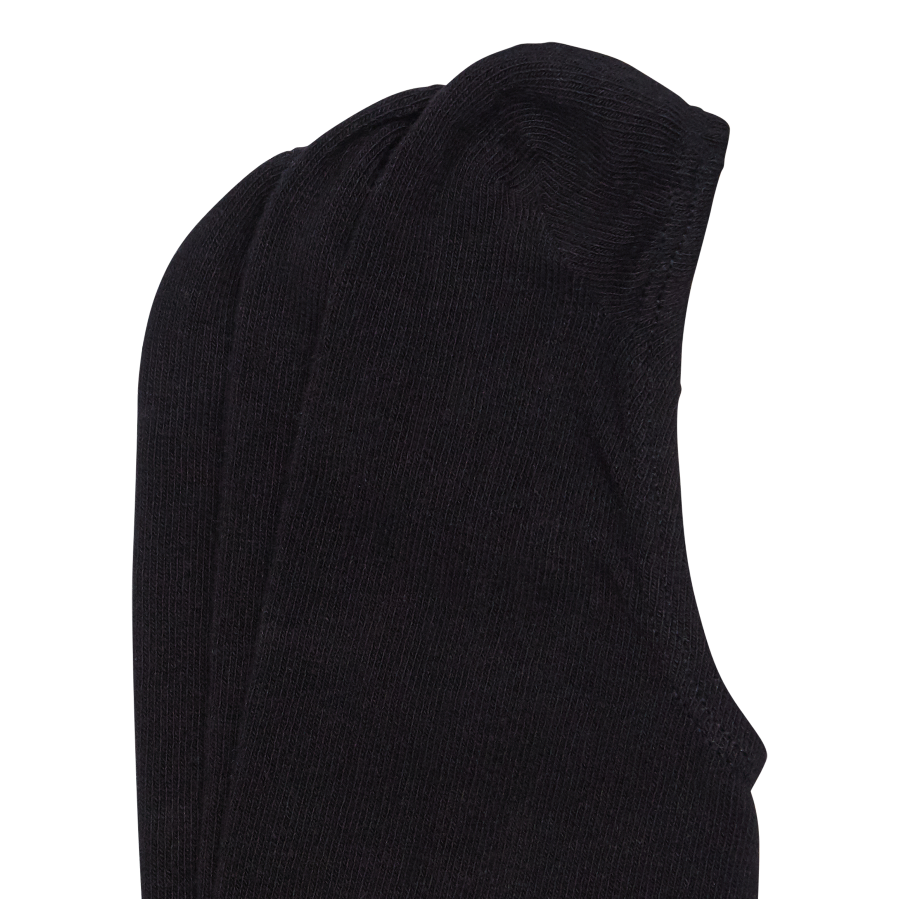 Black 3Pack Invisible Sock