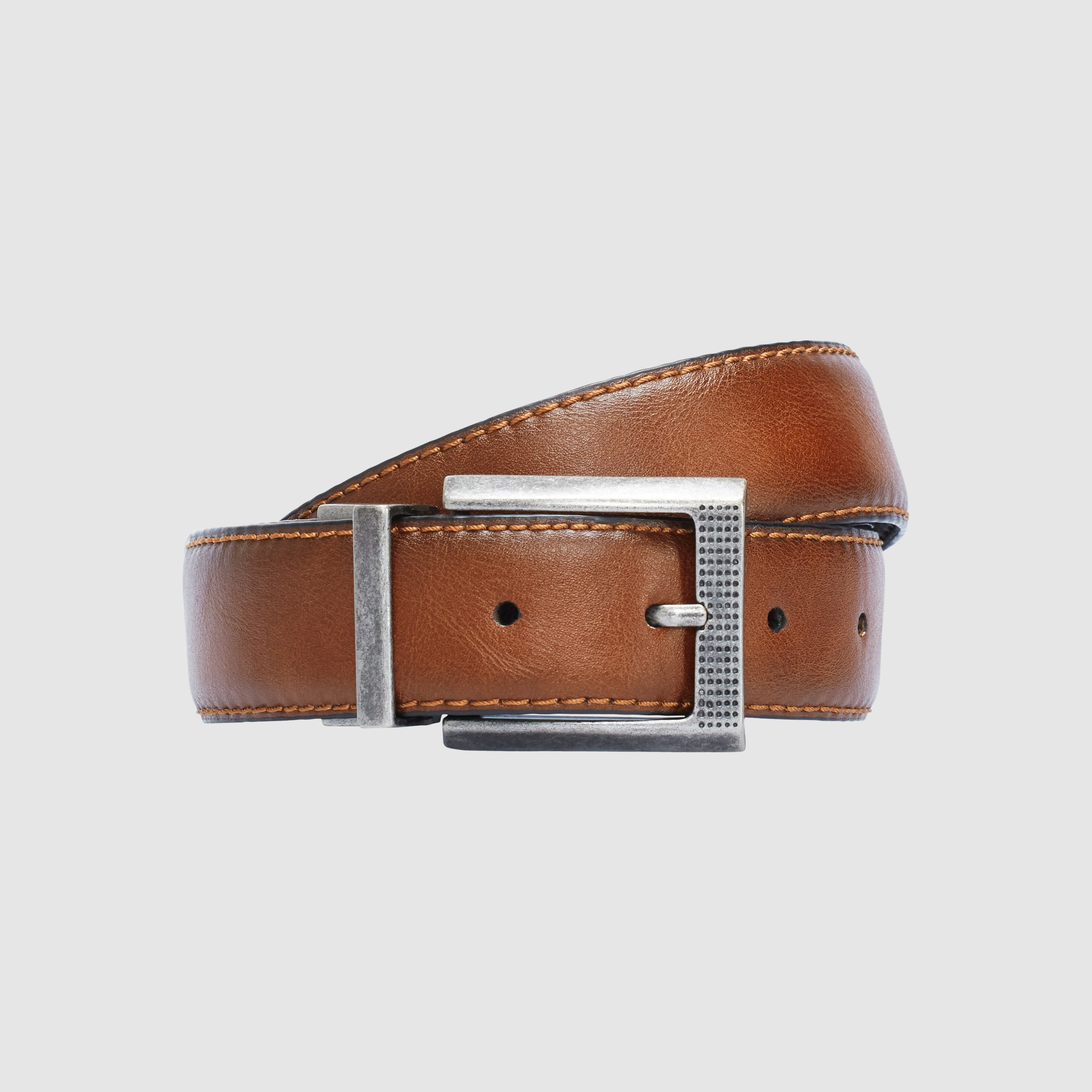 Bkt Black/Tan Stretch Reversible Prong Belt | Men's Accessories ...