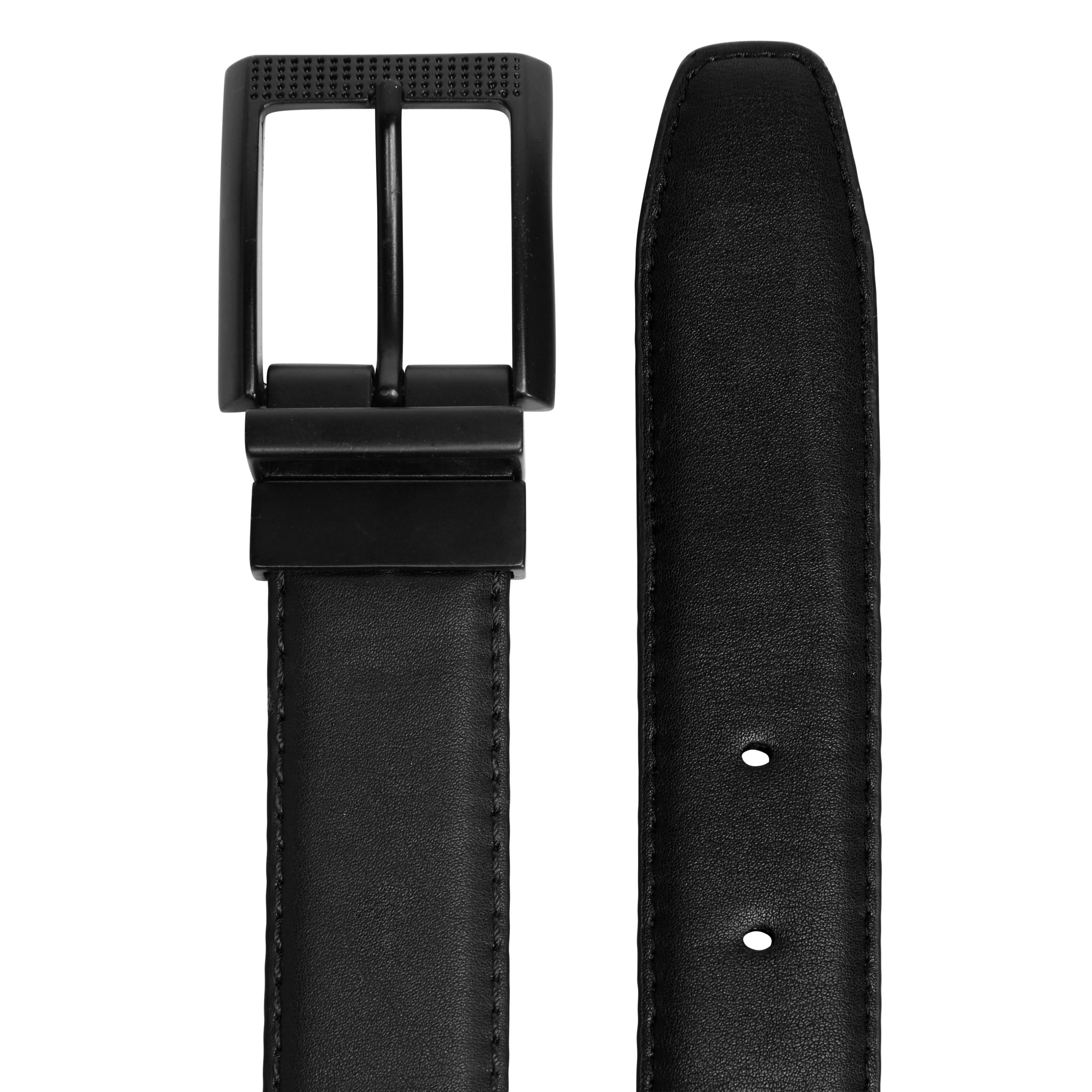 Choc/Blk Stretch Reversible Prong Belt