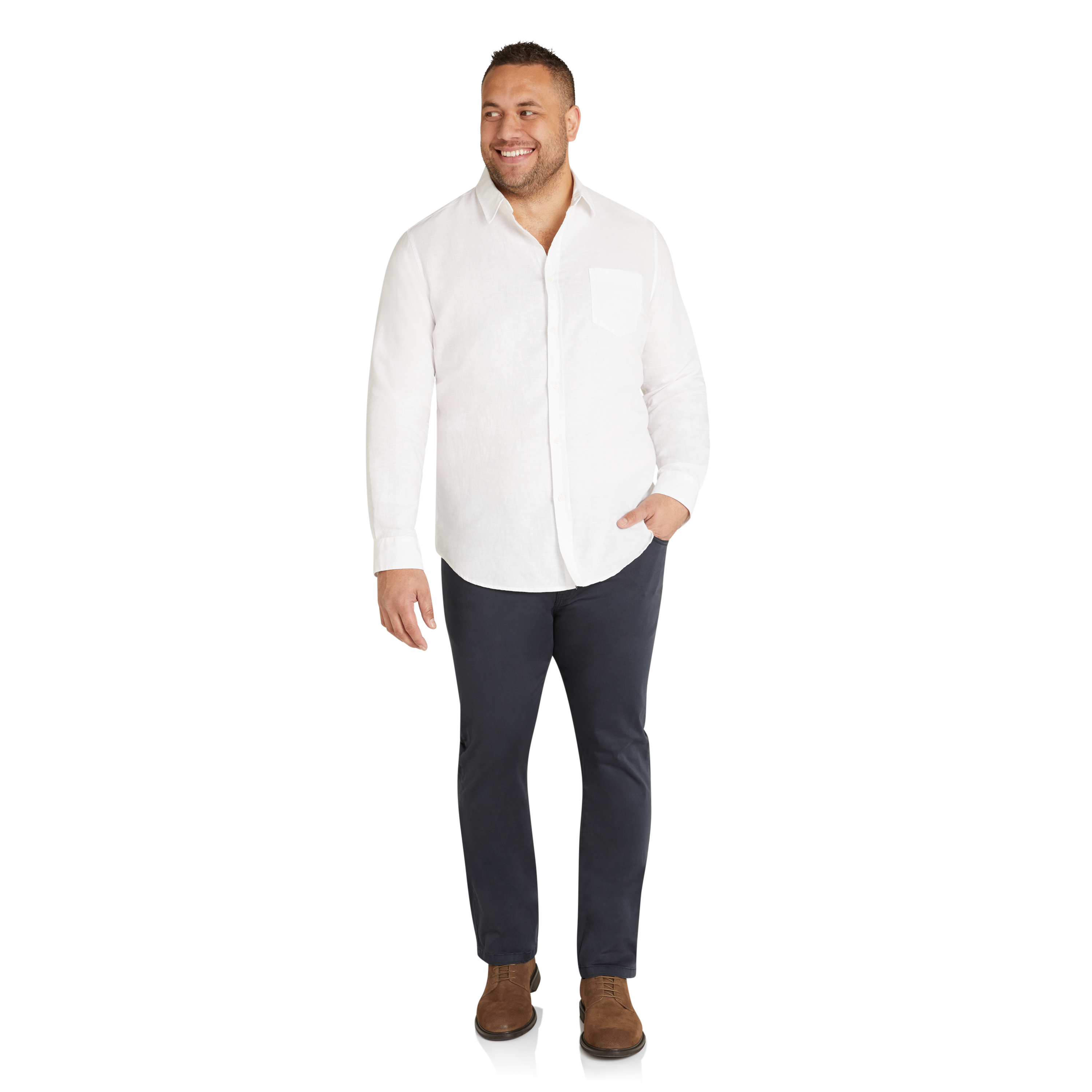 Navy Benny Stretch Chino