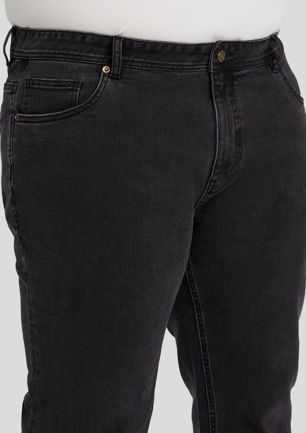 Washed Black Doherty Stretch Jean