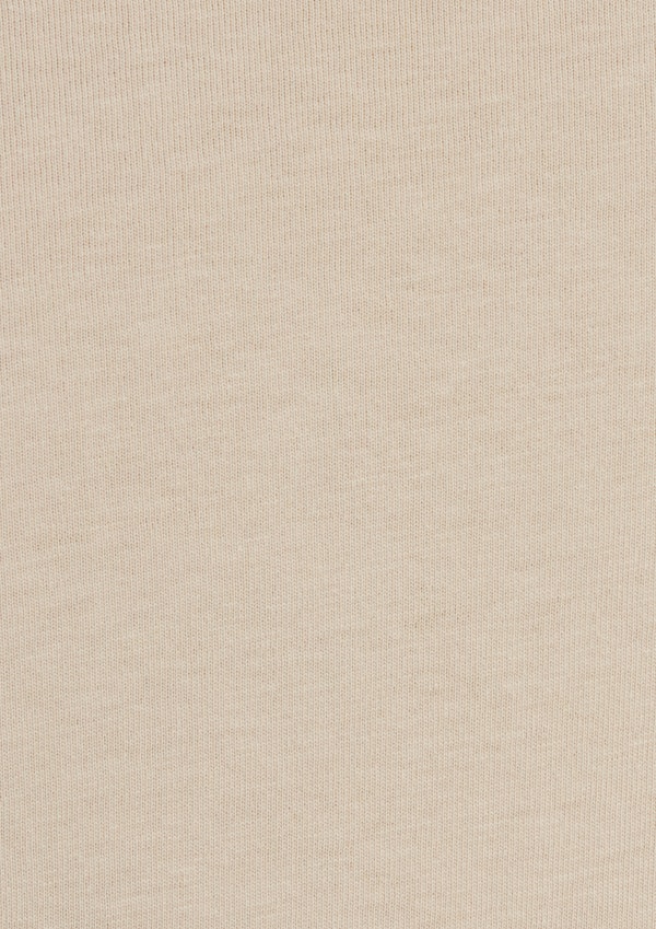 Almond Essential Longline Scoop Tee