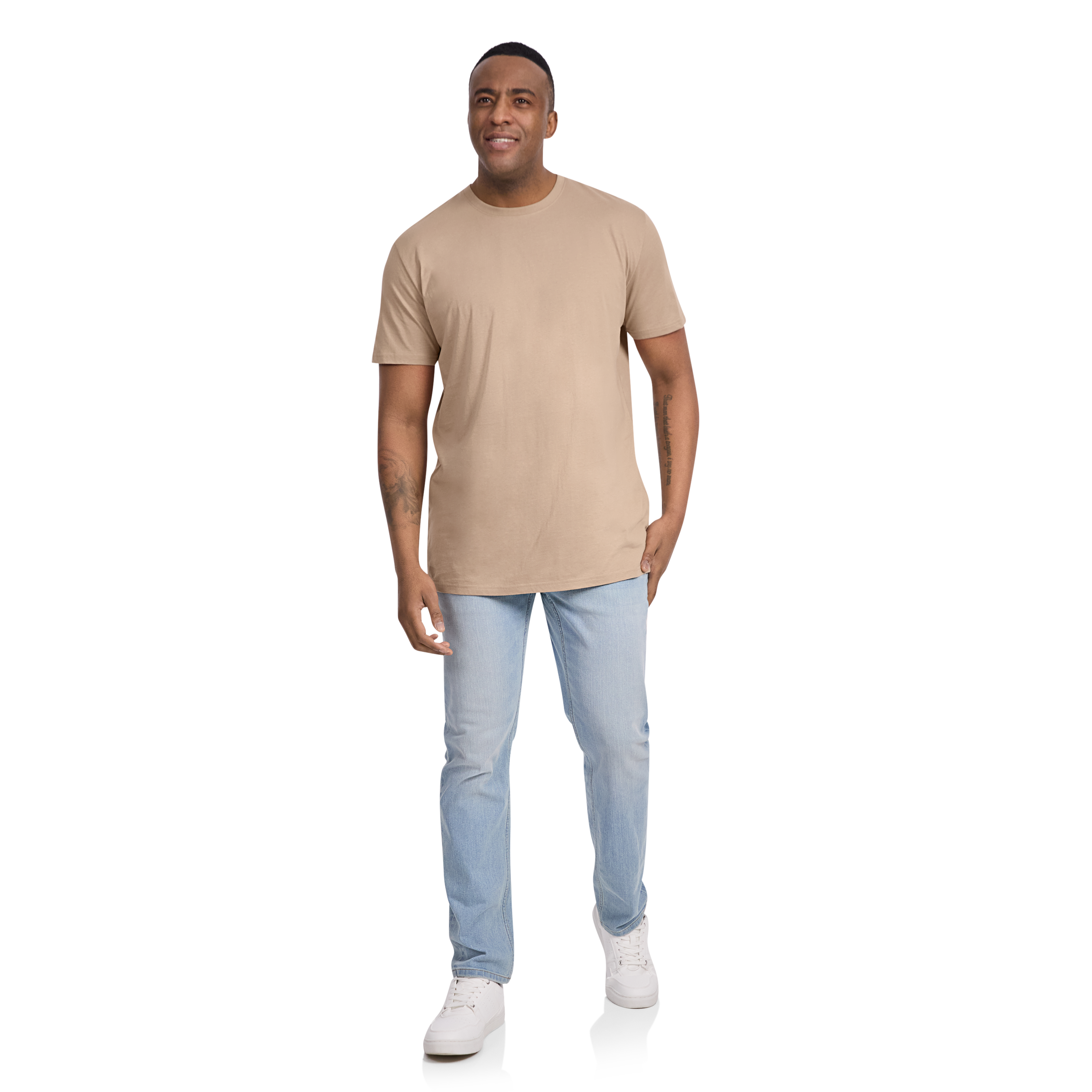 Biscuit Essential Longline Scoop Tee