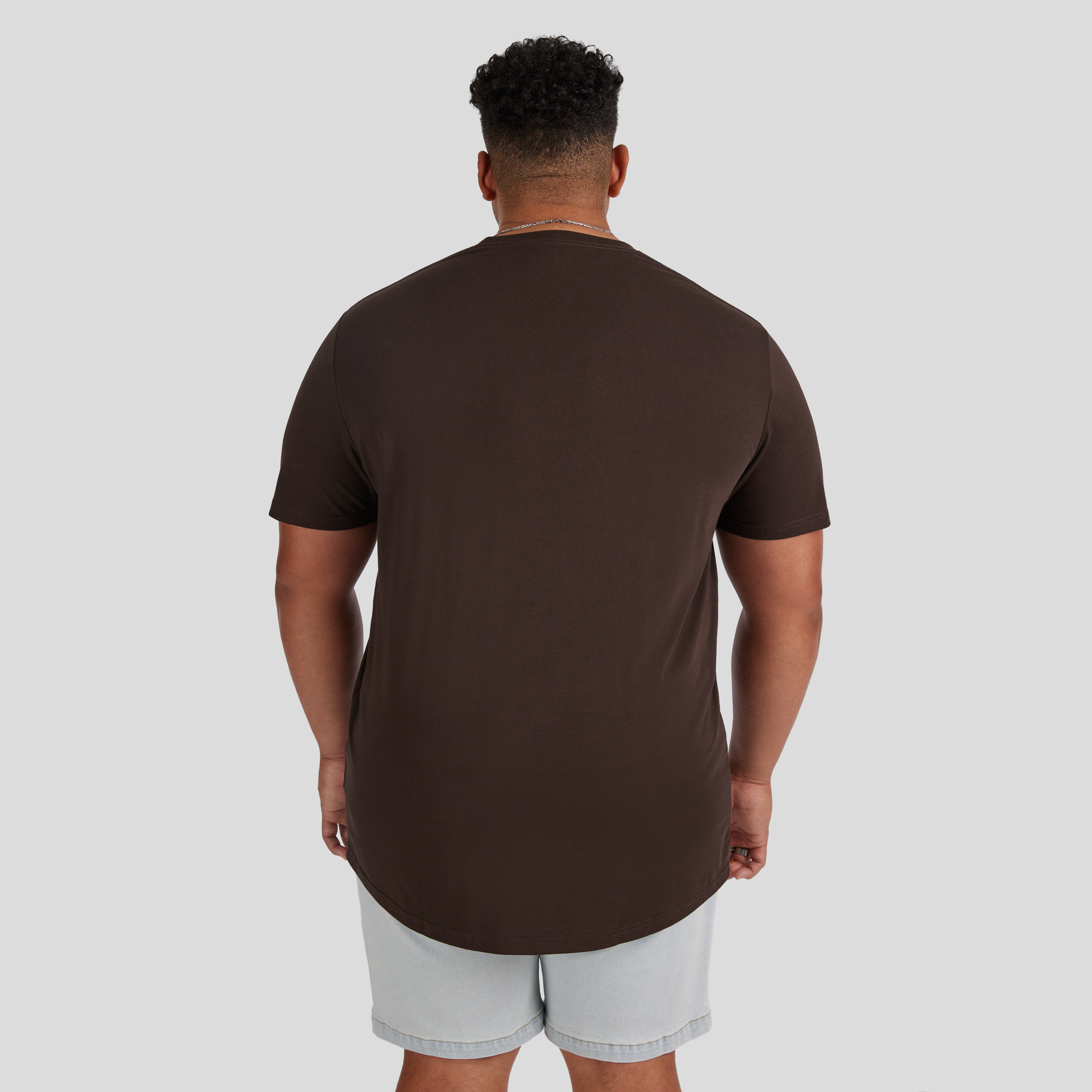 Espresso Essential Longline Scoop Tee