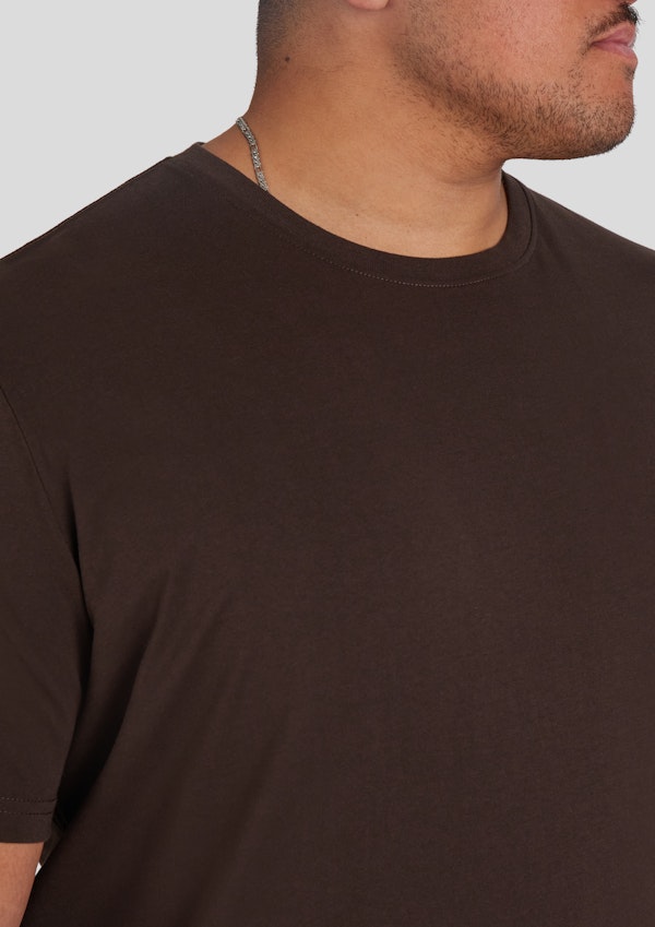 Espresso Essential Longline Scoop Tee