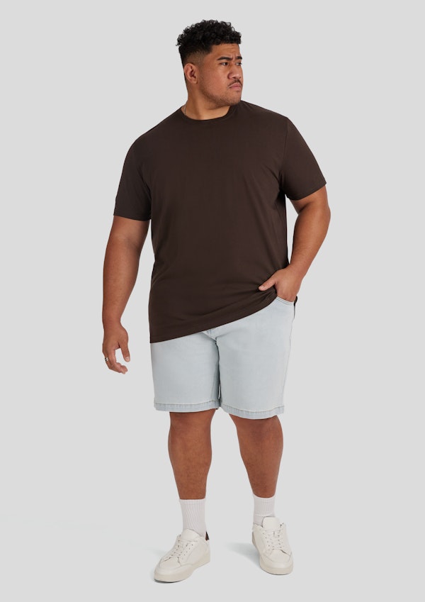 Espresso Essential Longline Scoop Tee