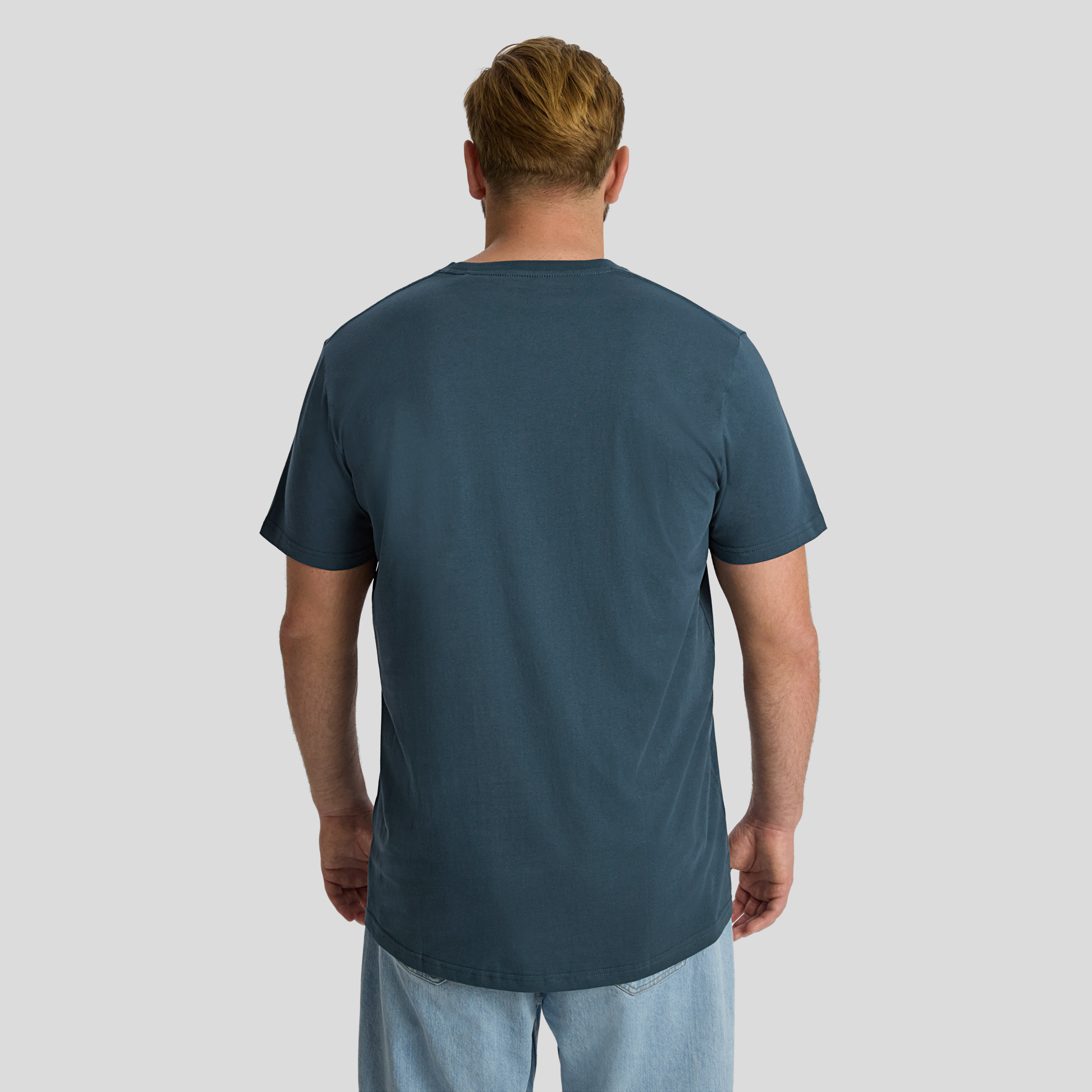 Midnight Essential Longline Scoop Tee