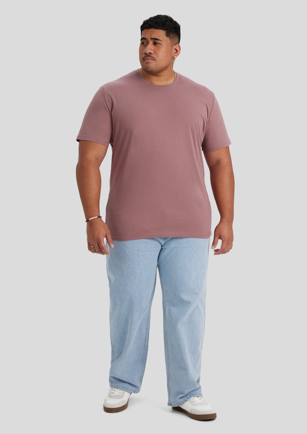 Berry Essential Crew Neck Tee