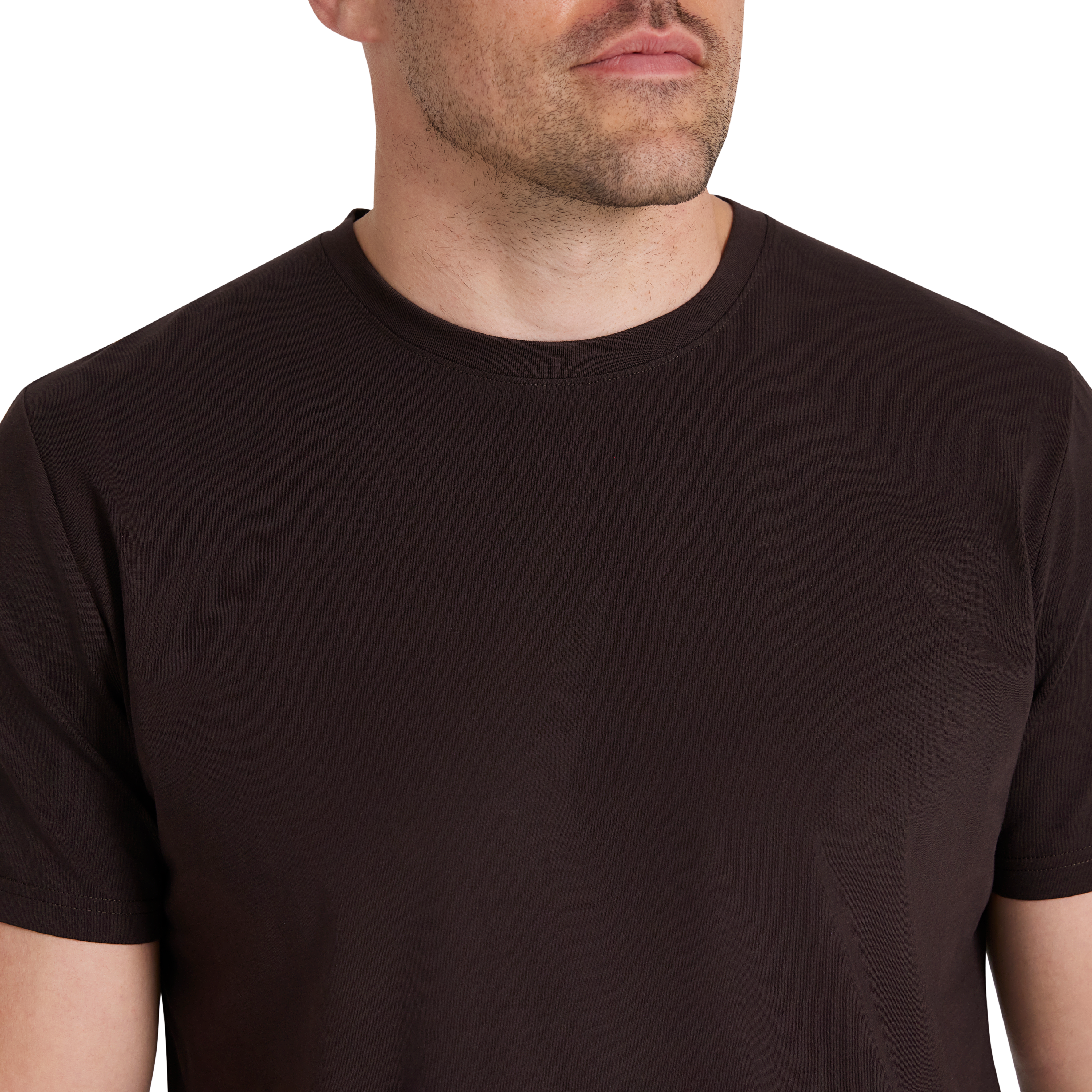 Espresso Essential Crew Neck Tee