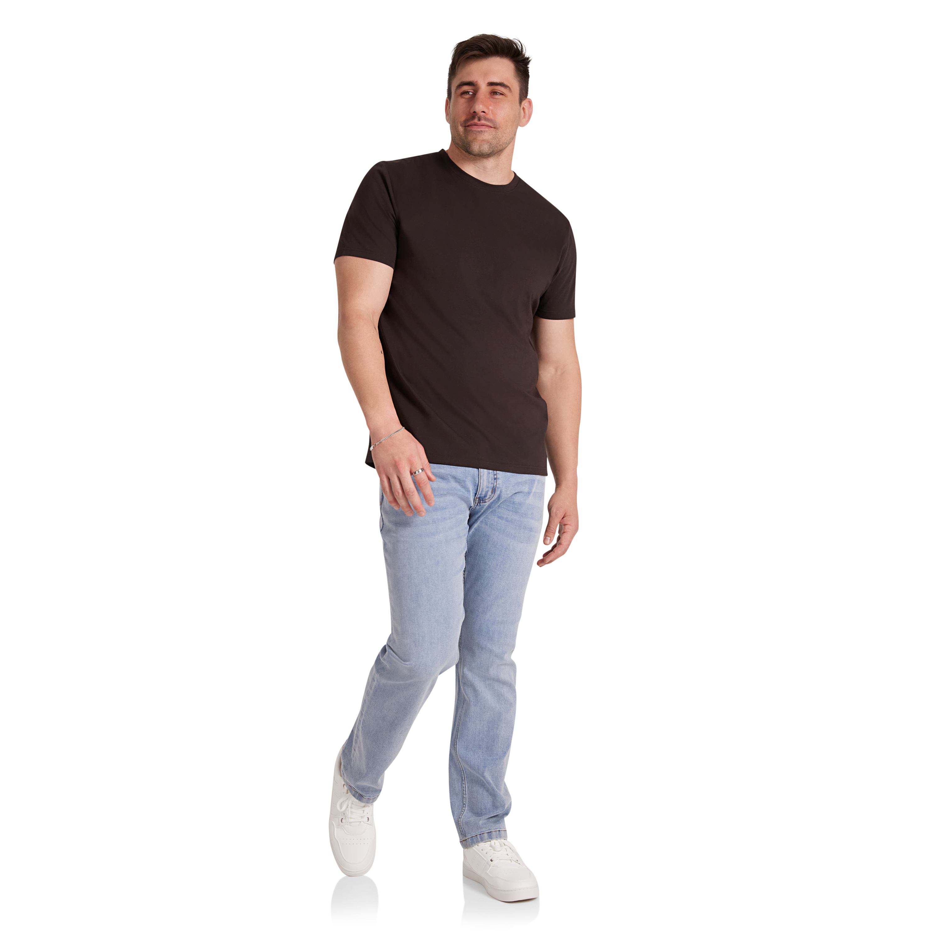 Espresso Essential Crew Neck Tee