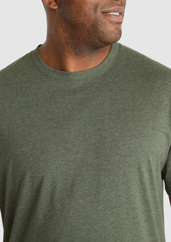 Green Marle Essential Crew Neck Tee