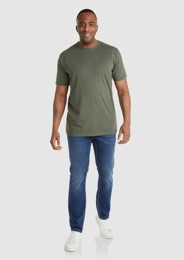 Green Marle Essential Crew Neck Tee