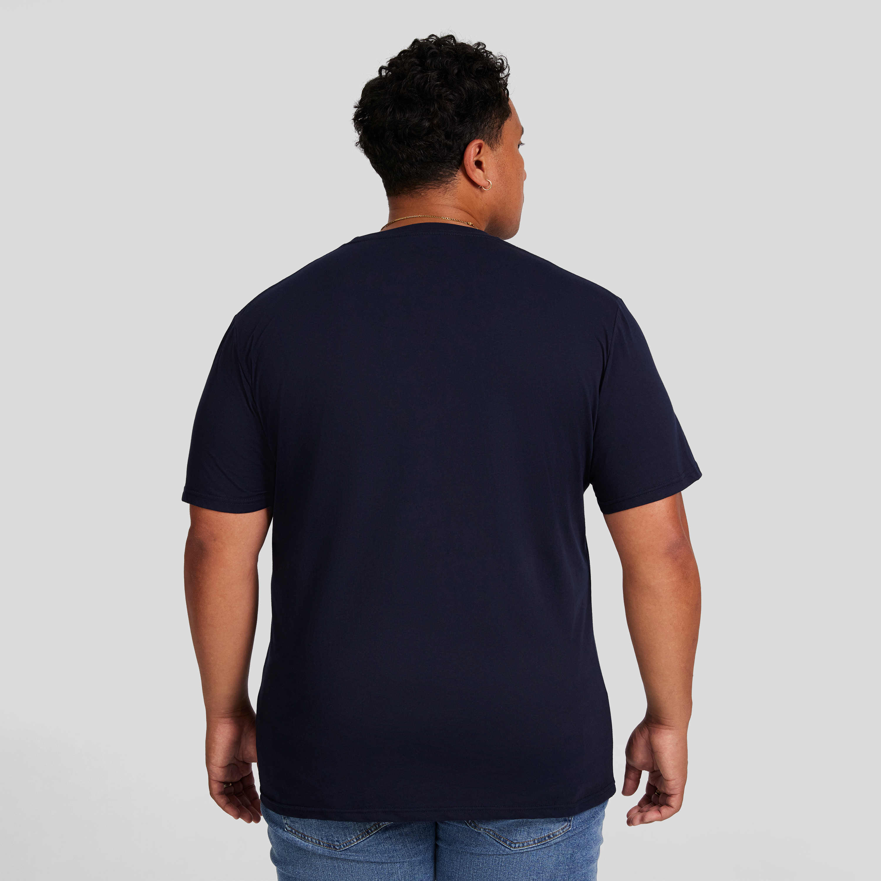Navy Essential Crew Neck Tee