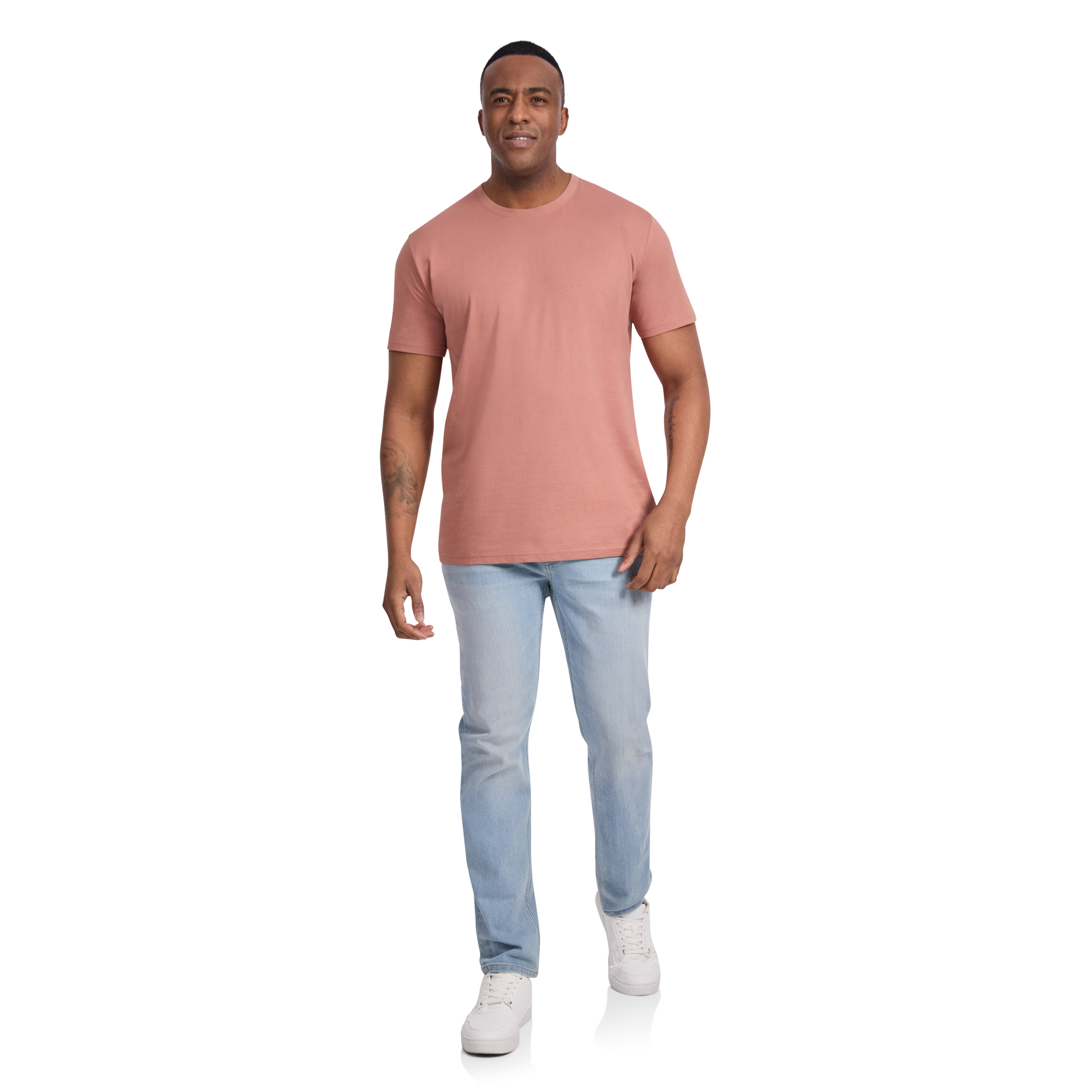 Pink Essential Crew Neck Tee