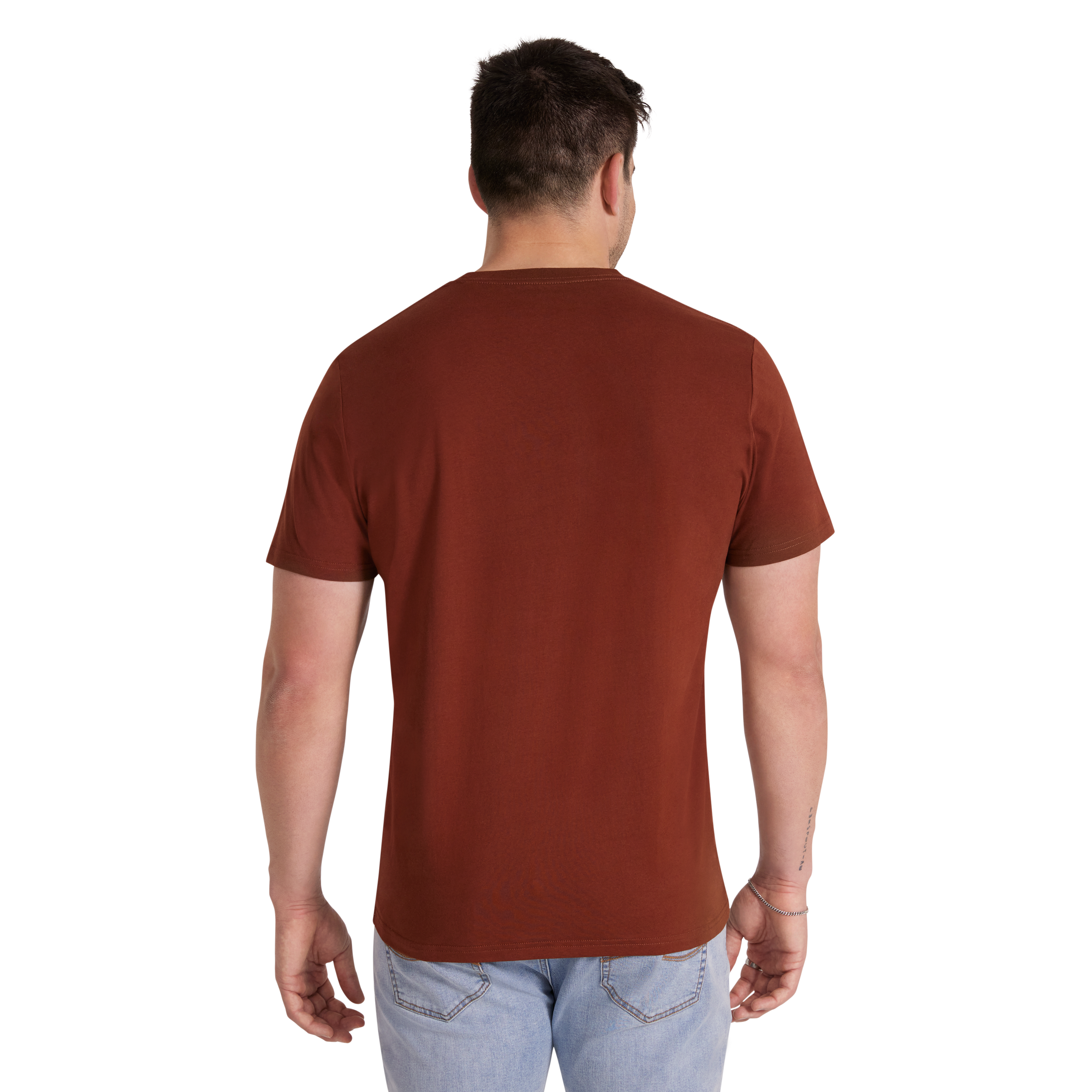 Rust Essential Crew Neck Tee