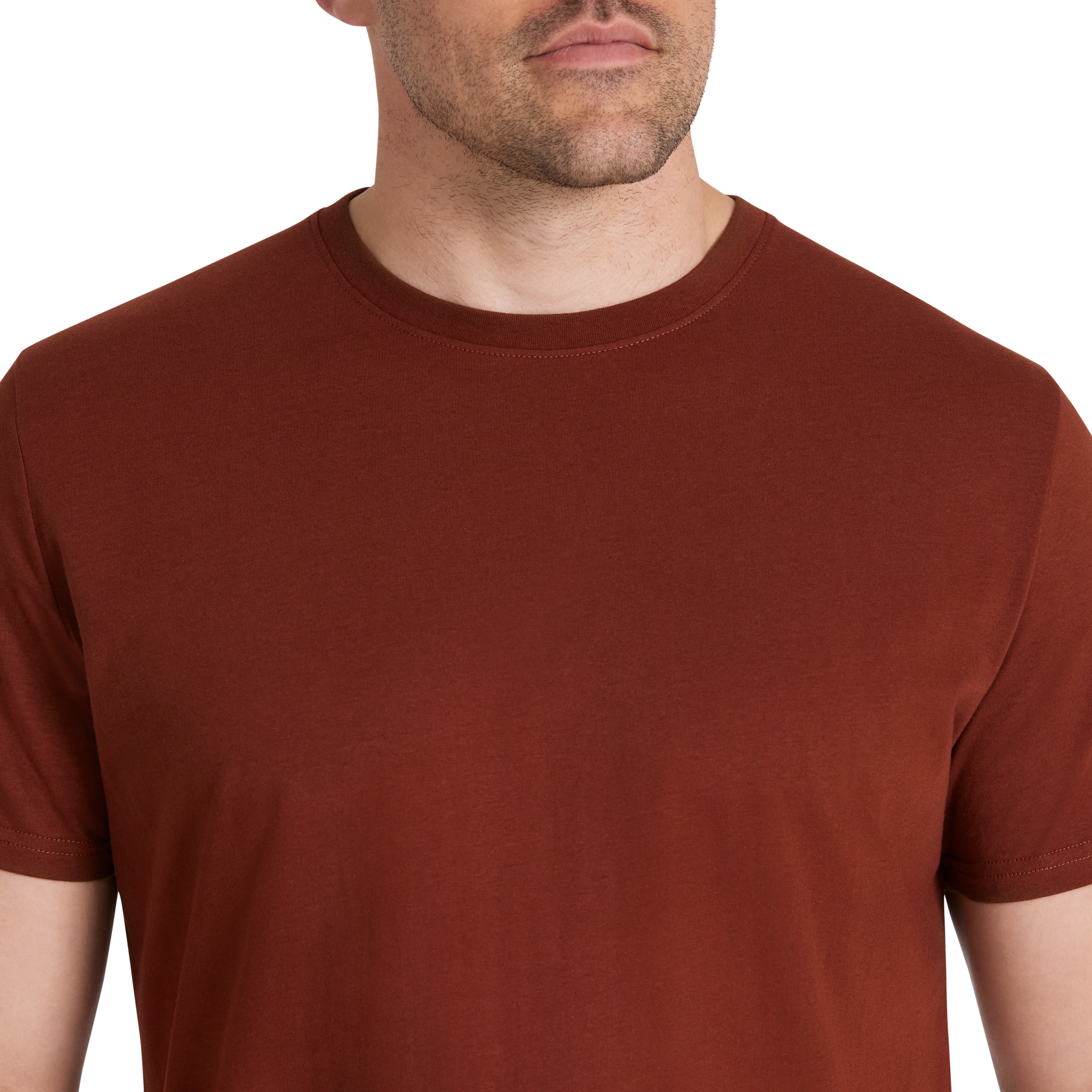 Rust Essential Crew Neck Tee