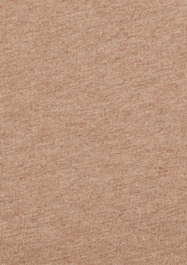 Taupe Marle Essential Crew Neck Tee