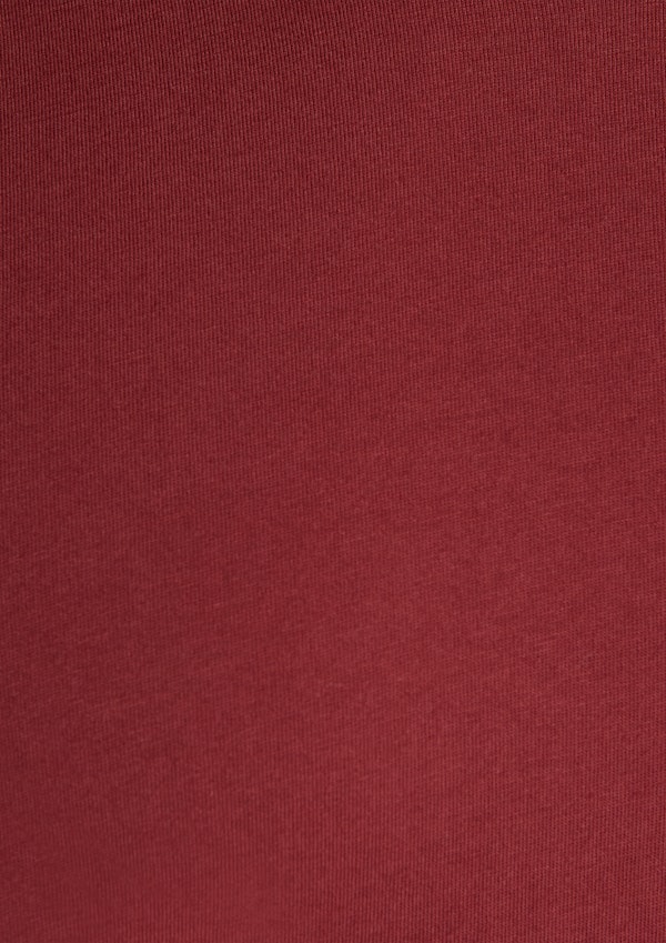 Crimson Essential V Neck Tee