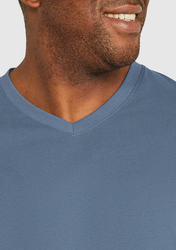 Cornflower Essential V Neck Tee