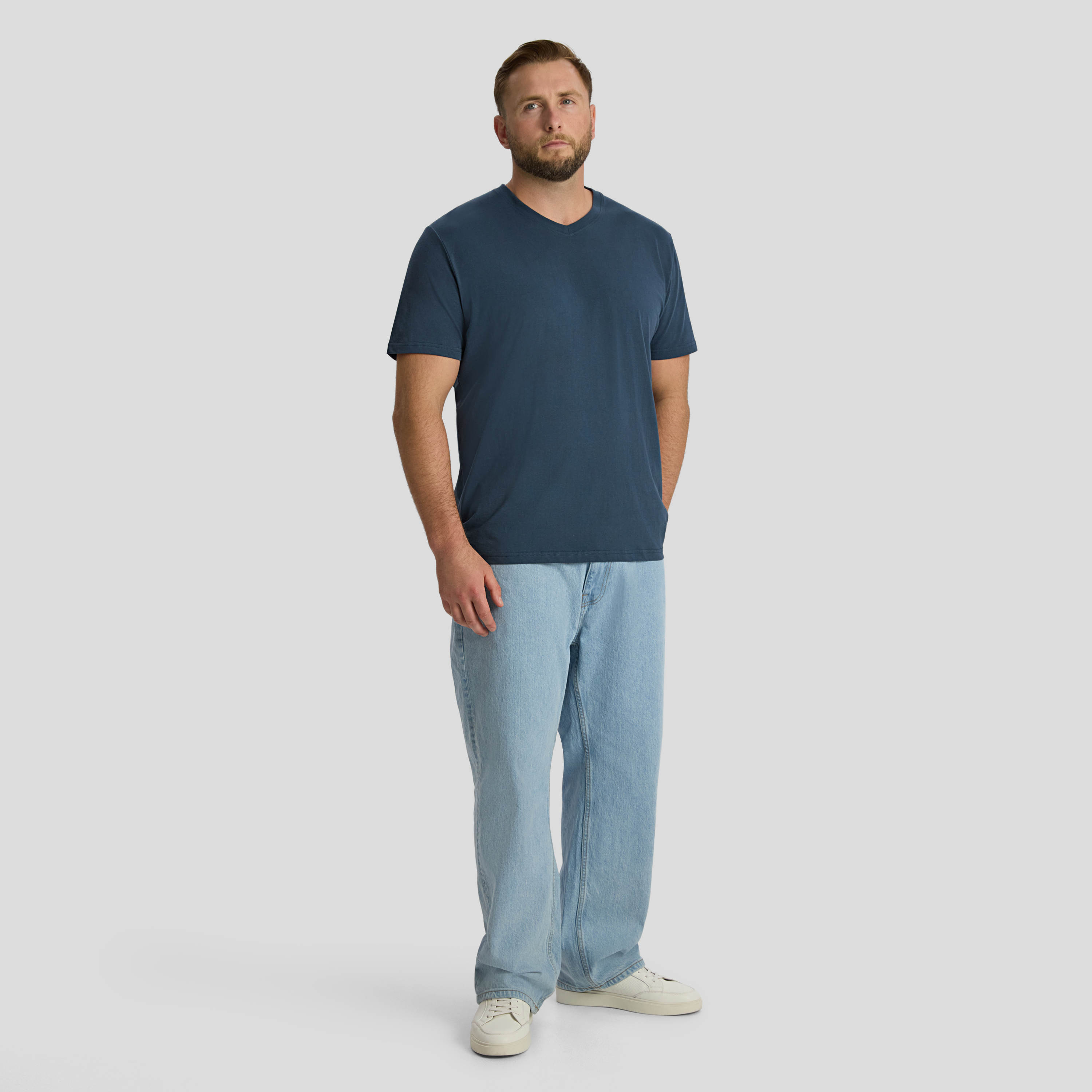 Midnight Essential V Neck Tee