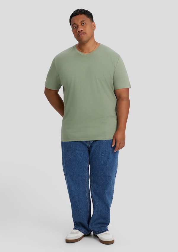 Seagrass Essential V Neck Tee