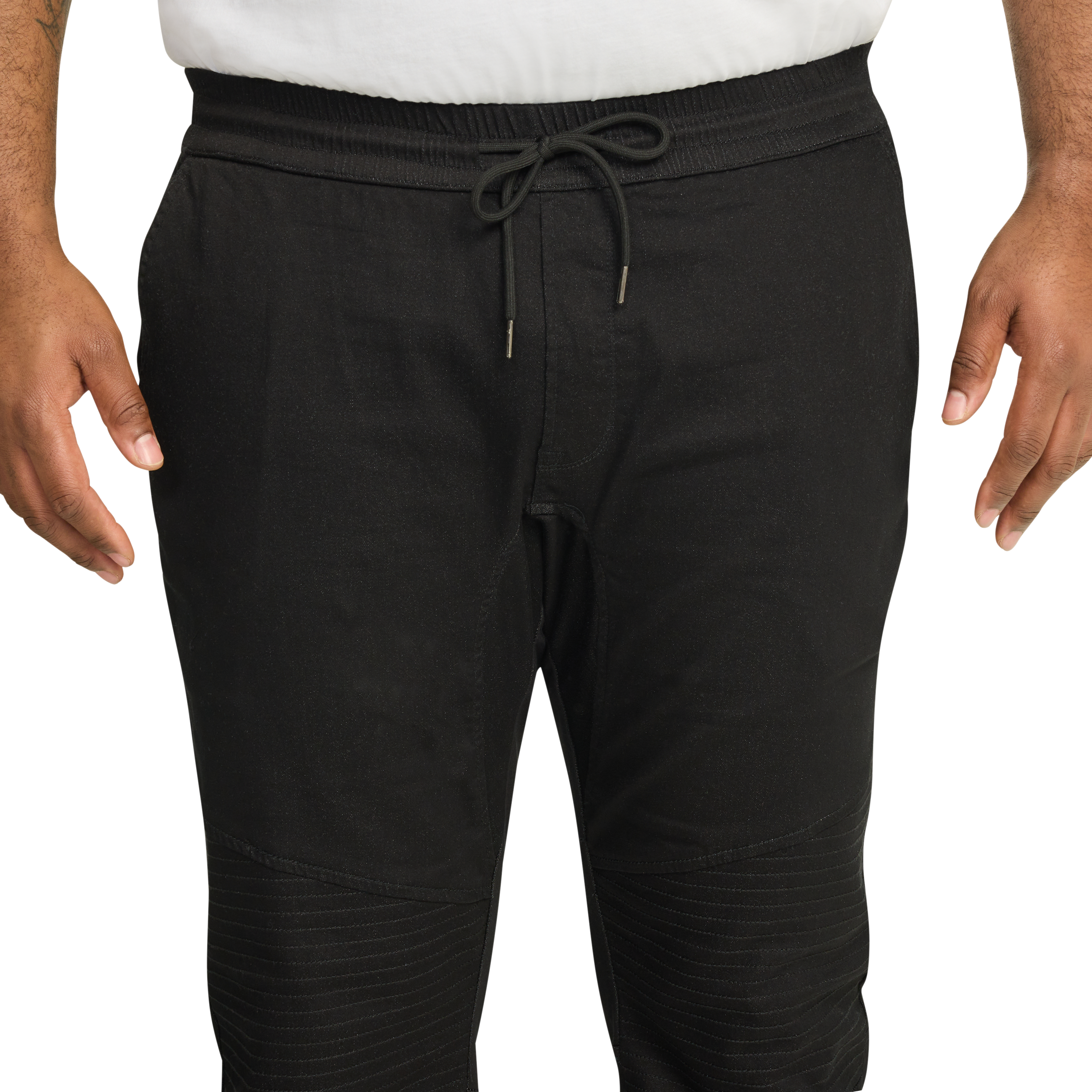 Women's Cargo Trousers With Cuffed Bottoms Black – Styledup.co.uk