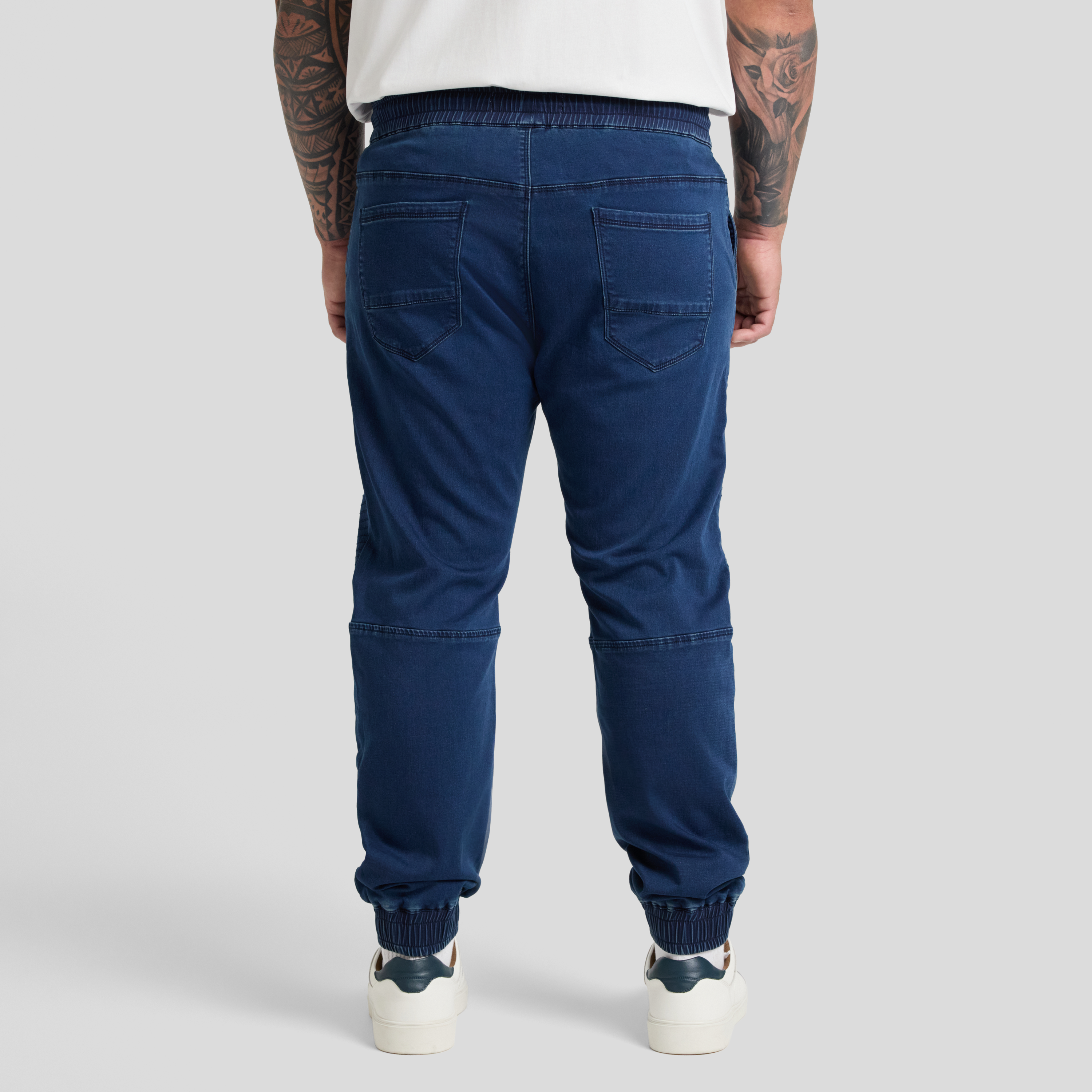 Dark Ink Max Moto Knit Cuff Pant