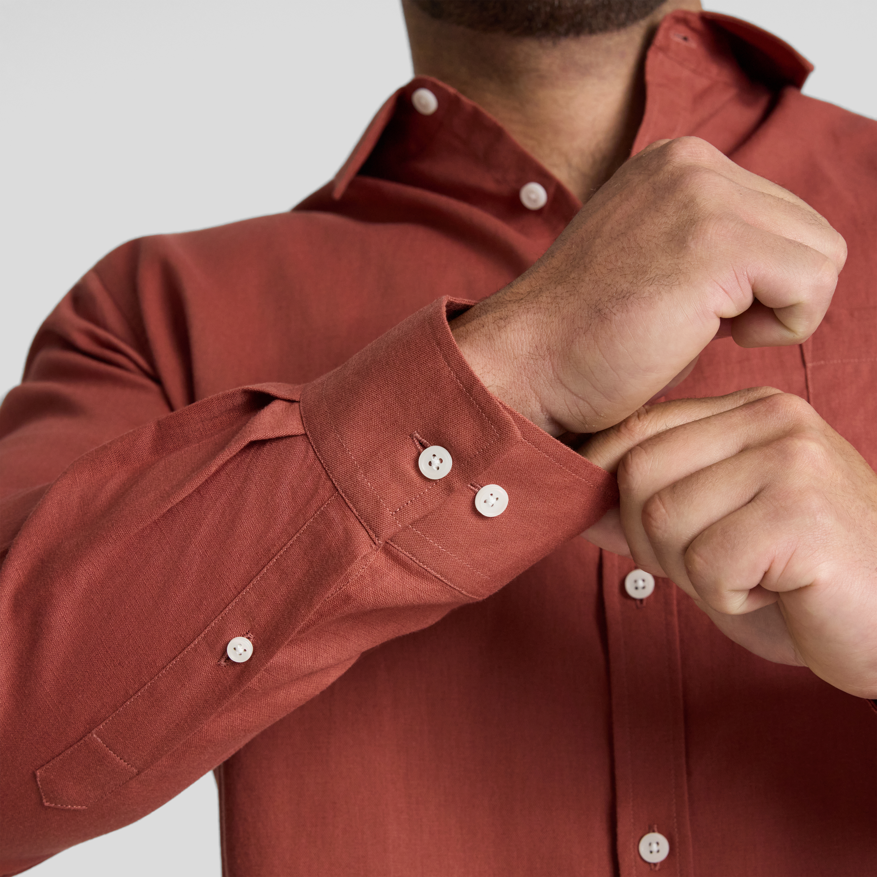 Bordeaux Anders Linen Shirt