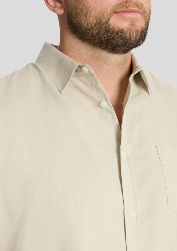 Latte Anders Linen Shirt
