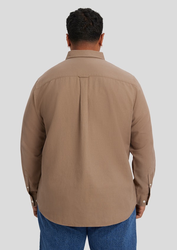 Light Brown Anders Linen Shirt