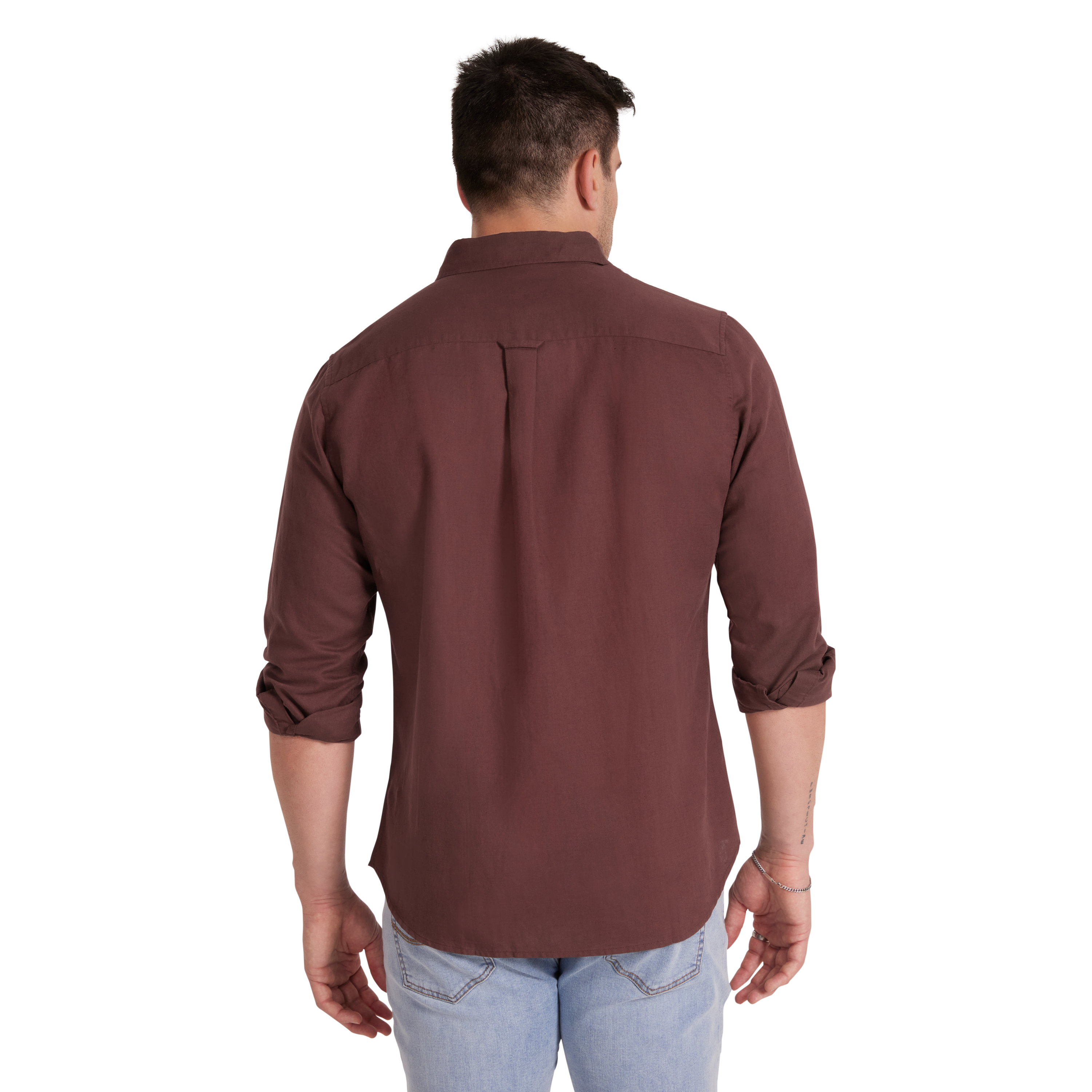 Mahogany Anders Linen Shirt