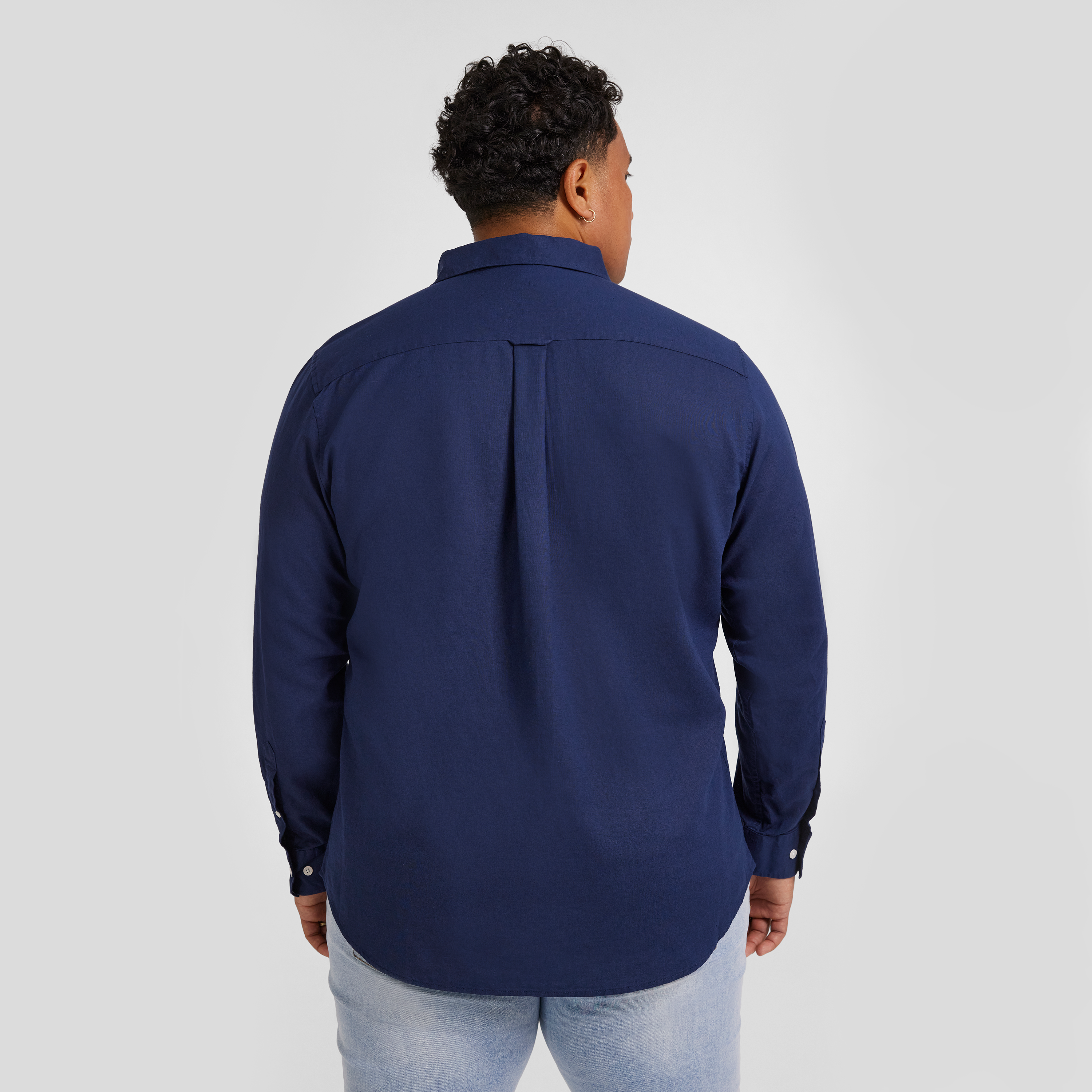 Navy Anders Linen Shirt