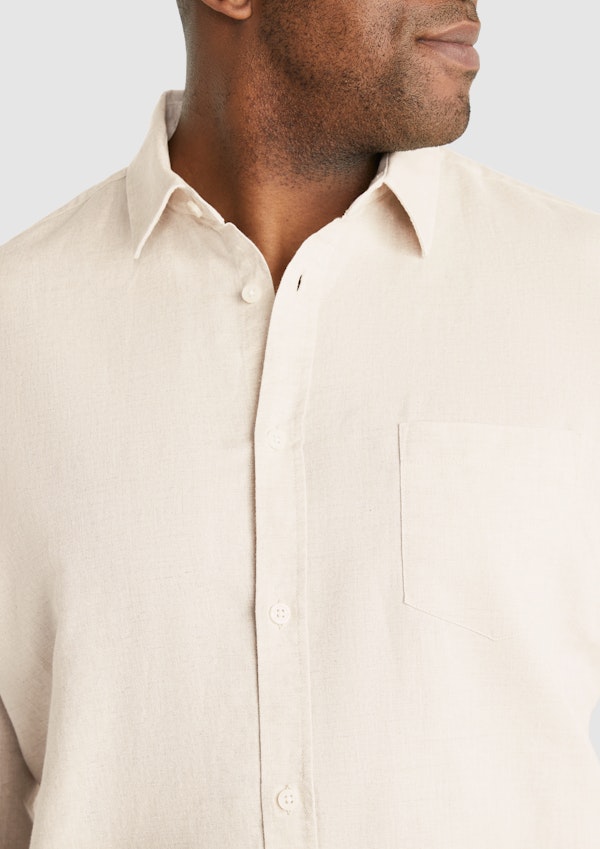 Oatmeal Anders Linen Shirt