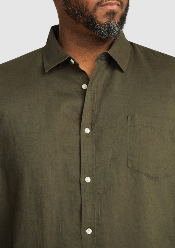 Olive Anders Linen Shirt