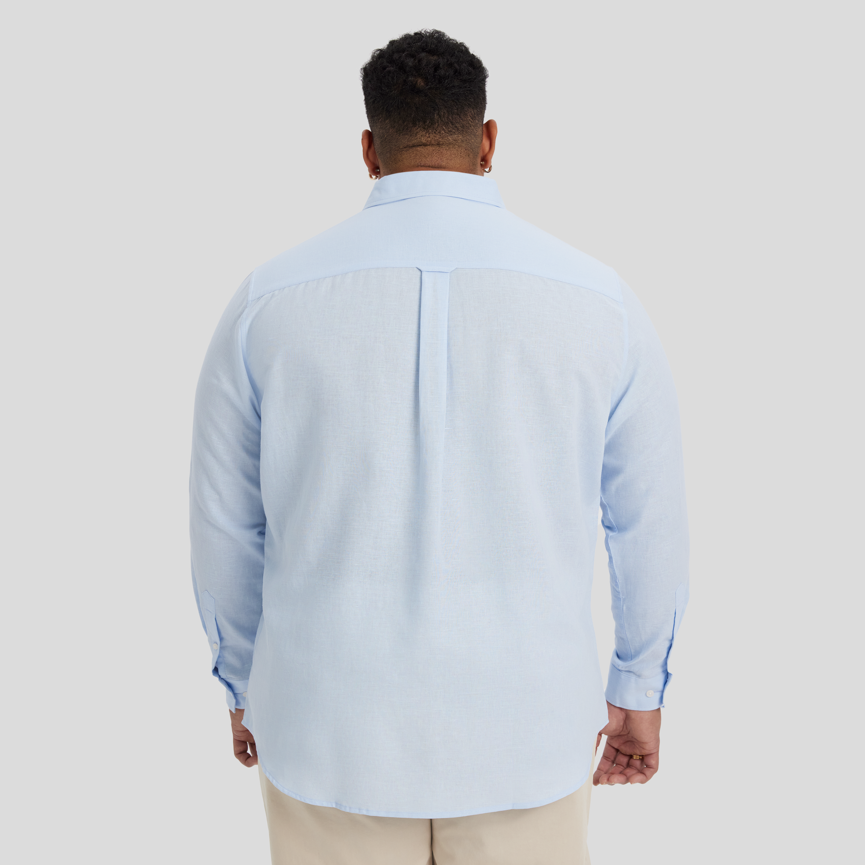 Pale Blue Anders Linen Shirt