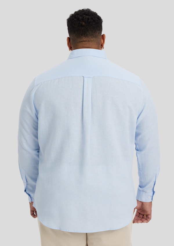 Pale Blue Anders Linen Shirt