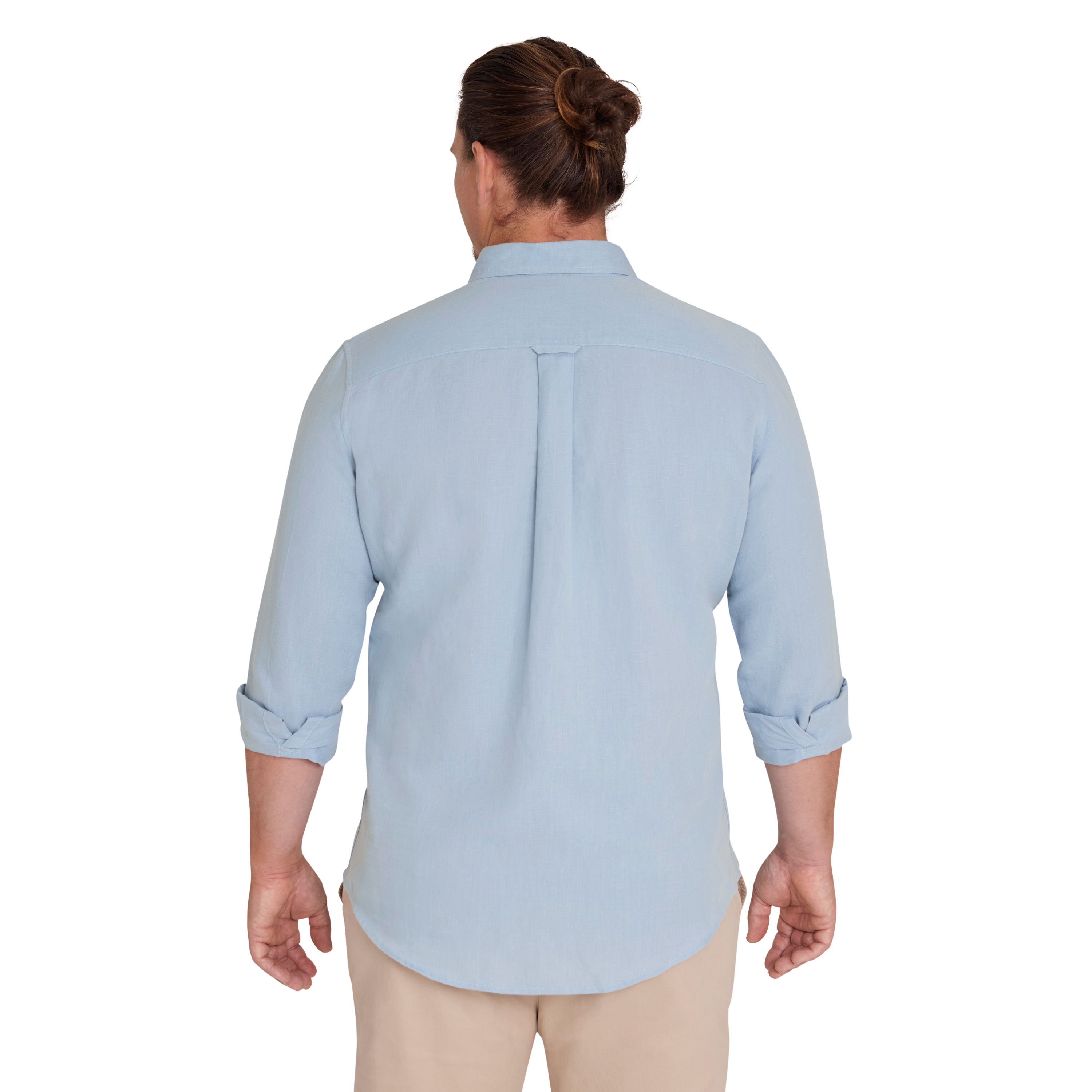 Powder Blue Anders Linen Shirt