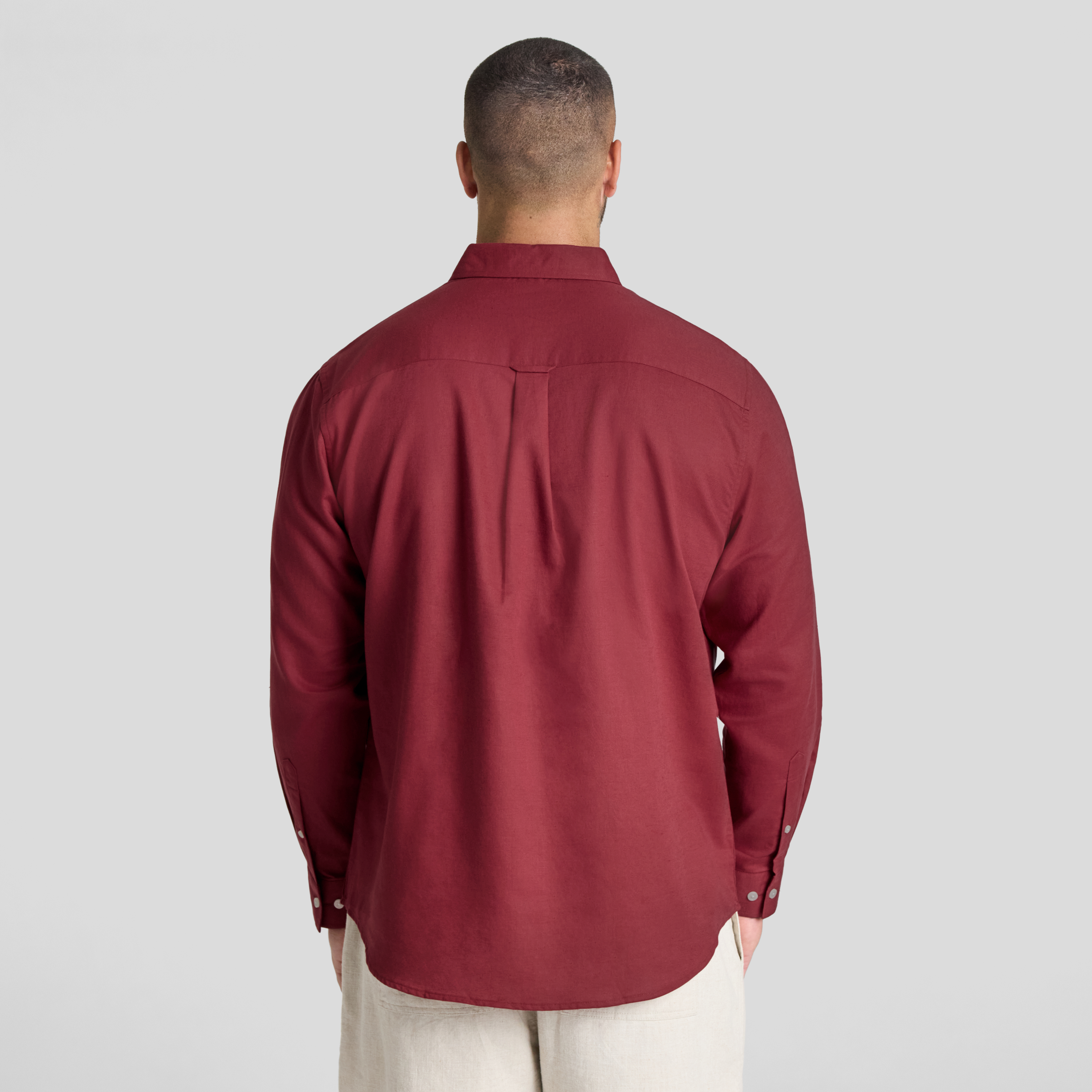 Red Anders Linen Shirt