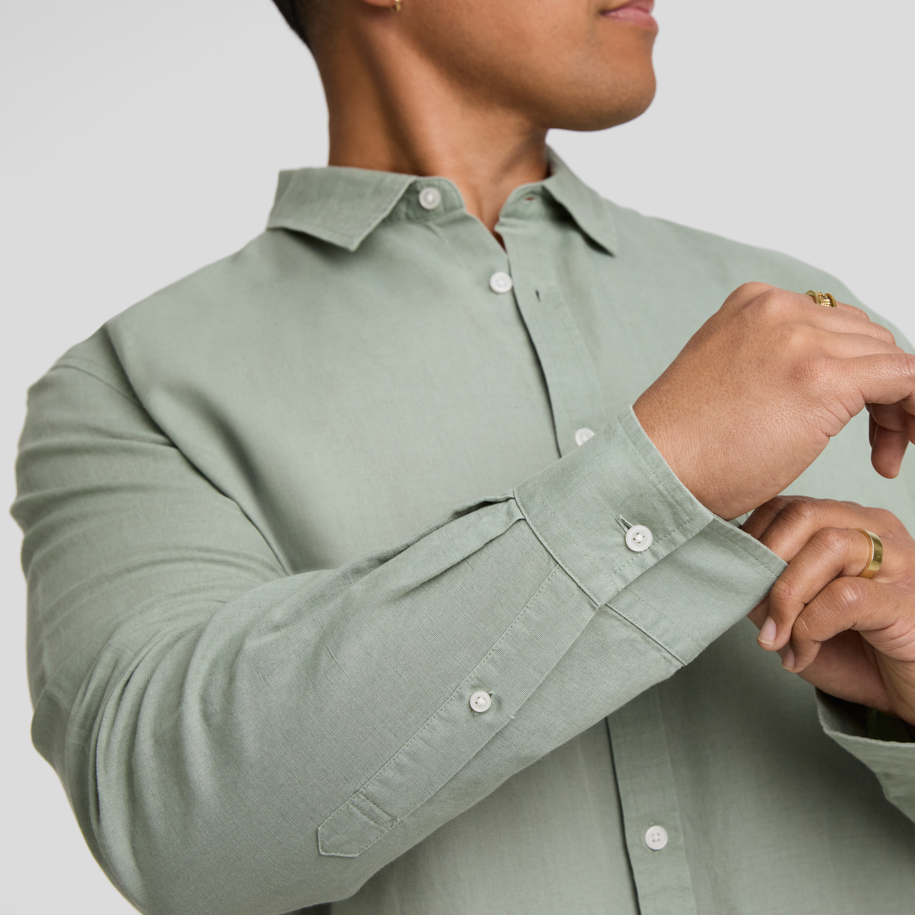 Sage Anders Linen Shirt