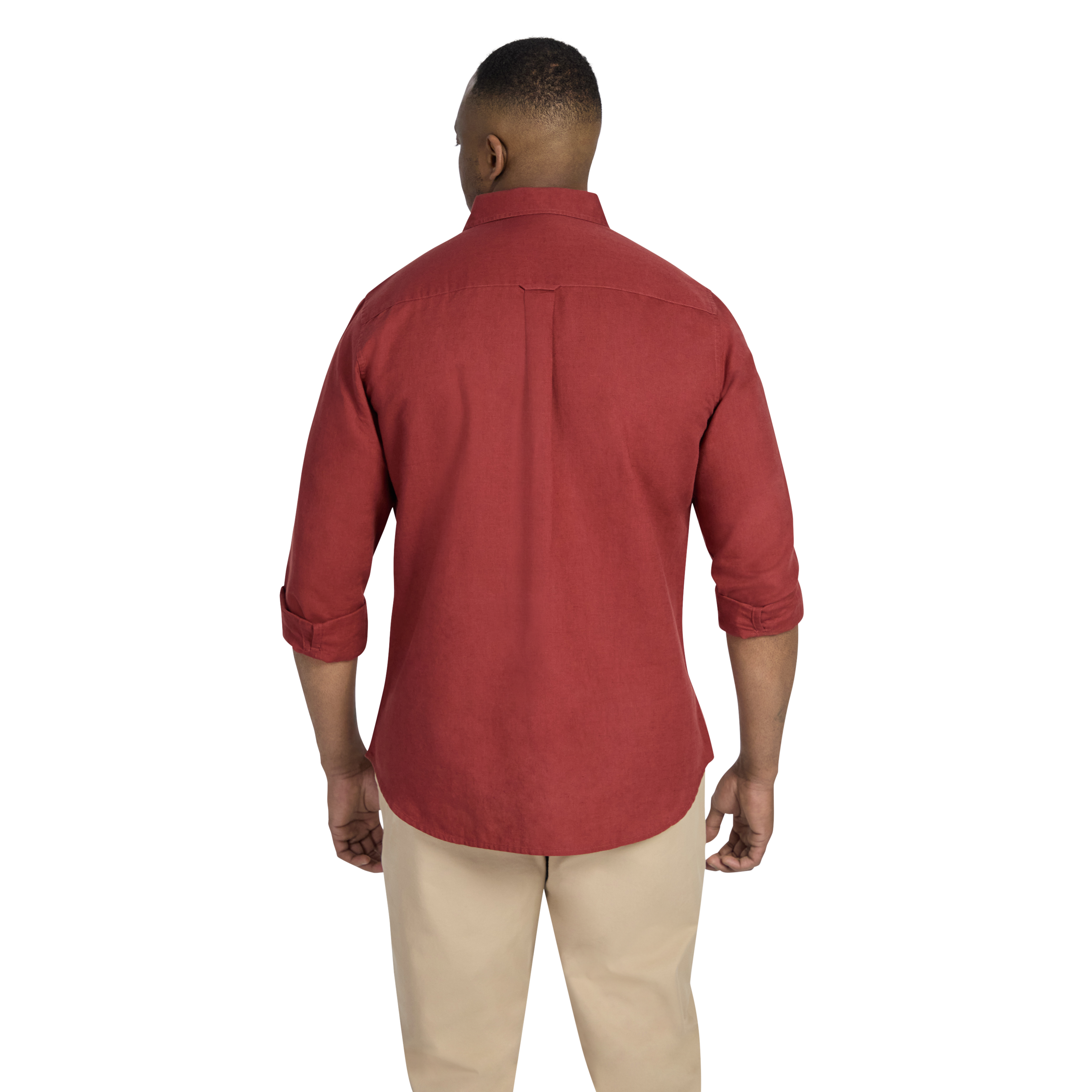 Sunset Red Anders Linen Shirt