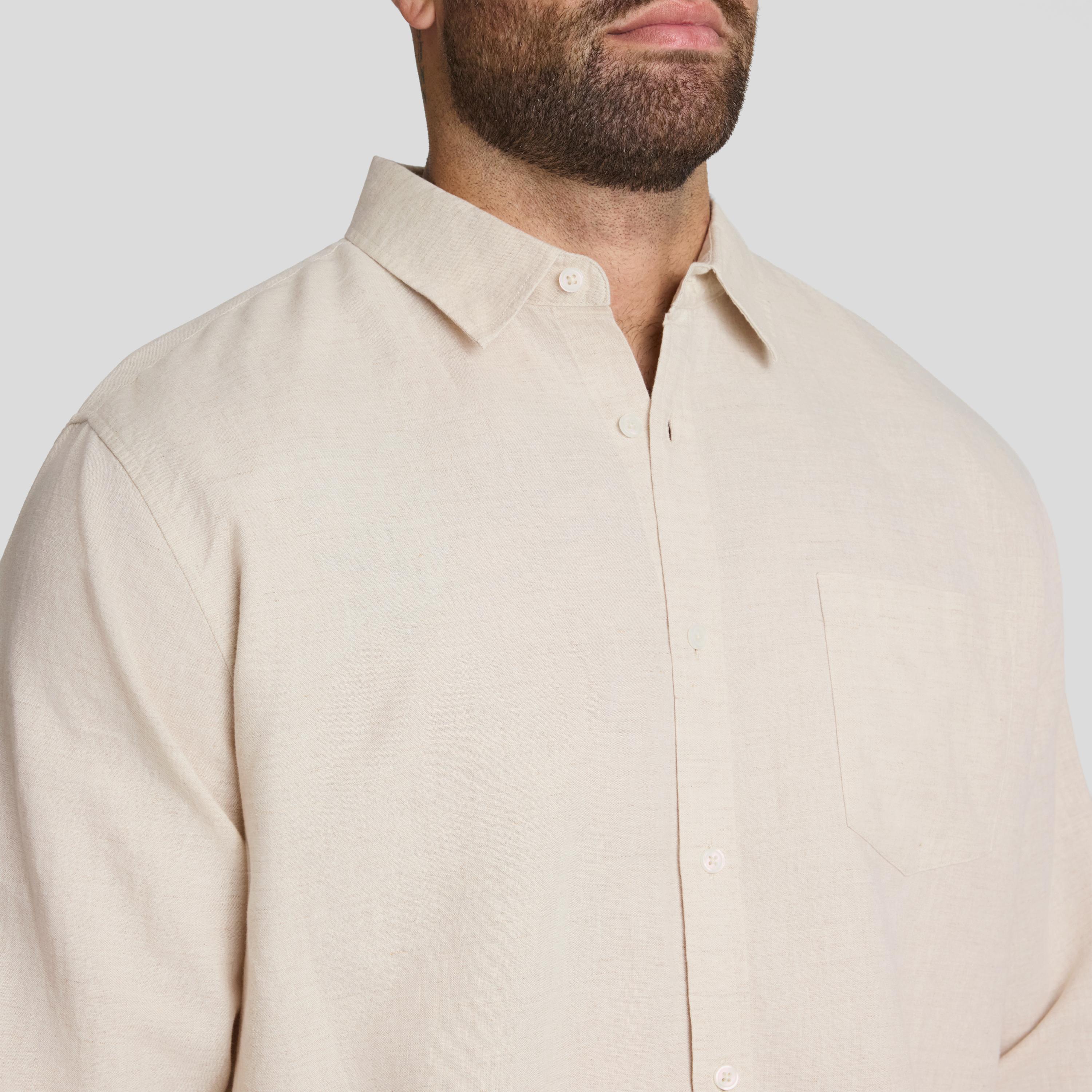 Wheat Anders Linen Shirt
