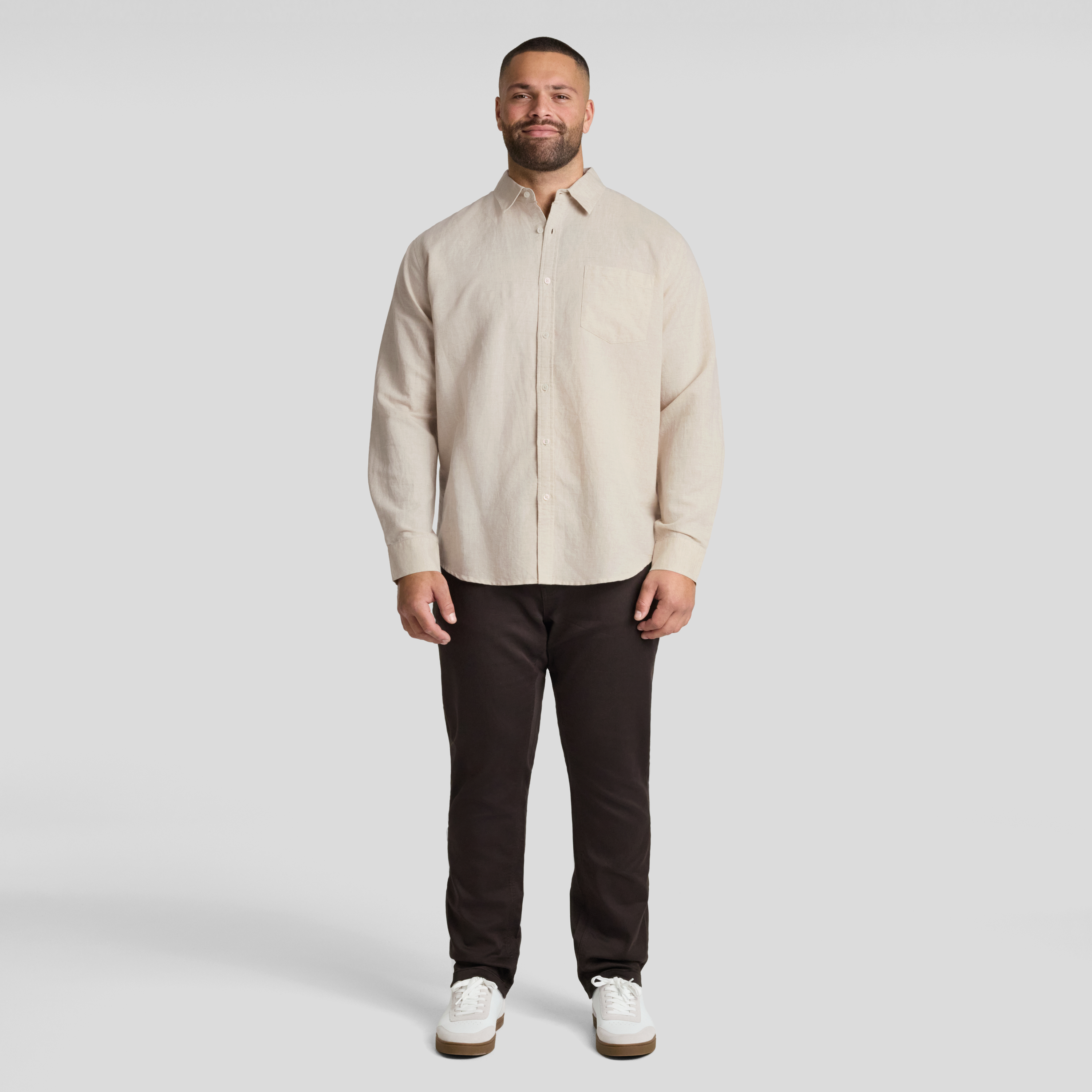 Wheat Anders Linen Shirt