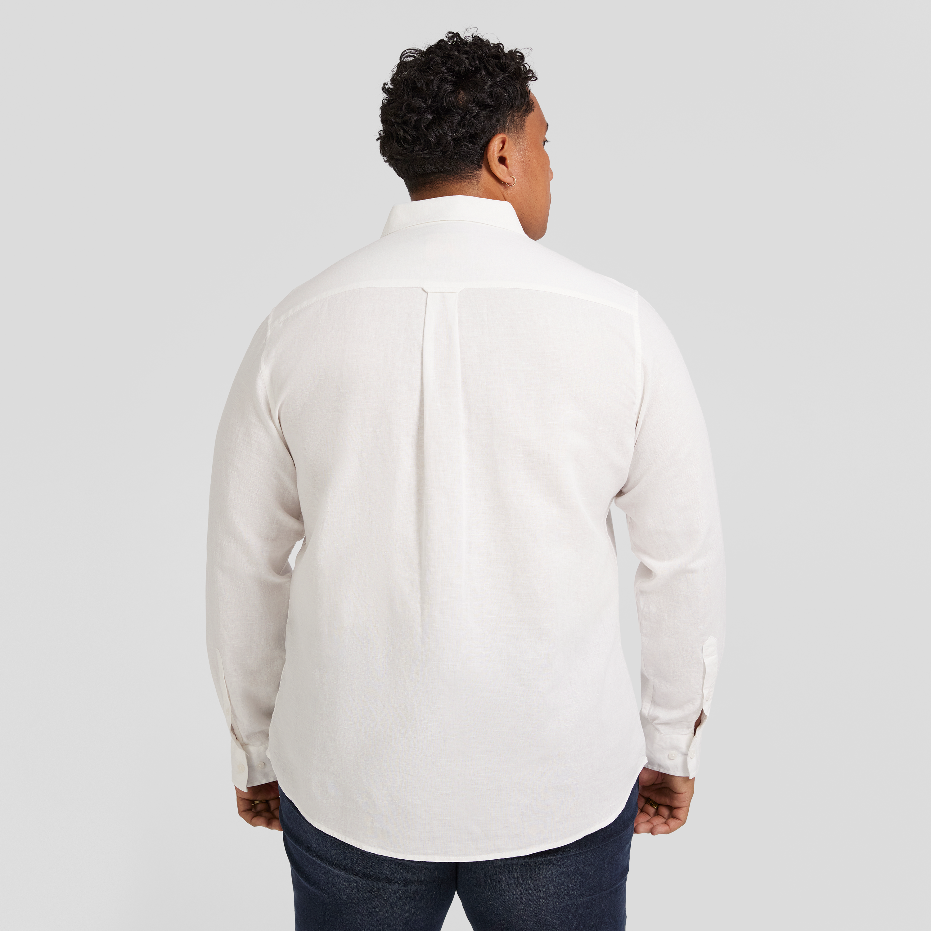 White Anders Linen Shirt
