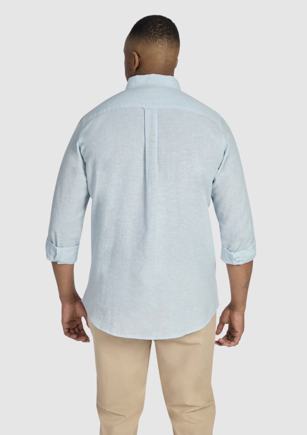 Ice Serge Melange Linen Shirt