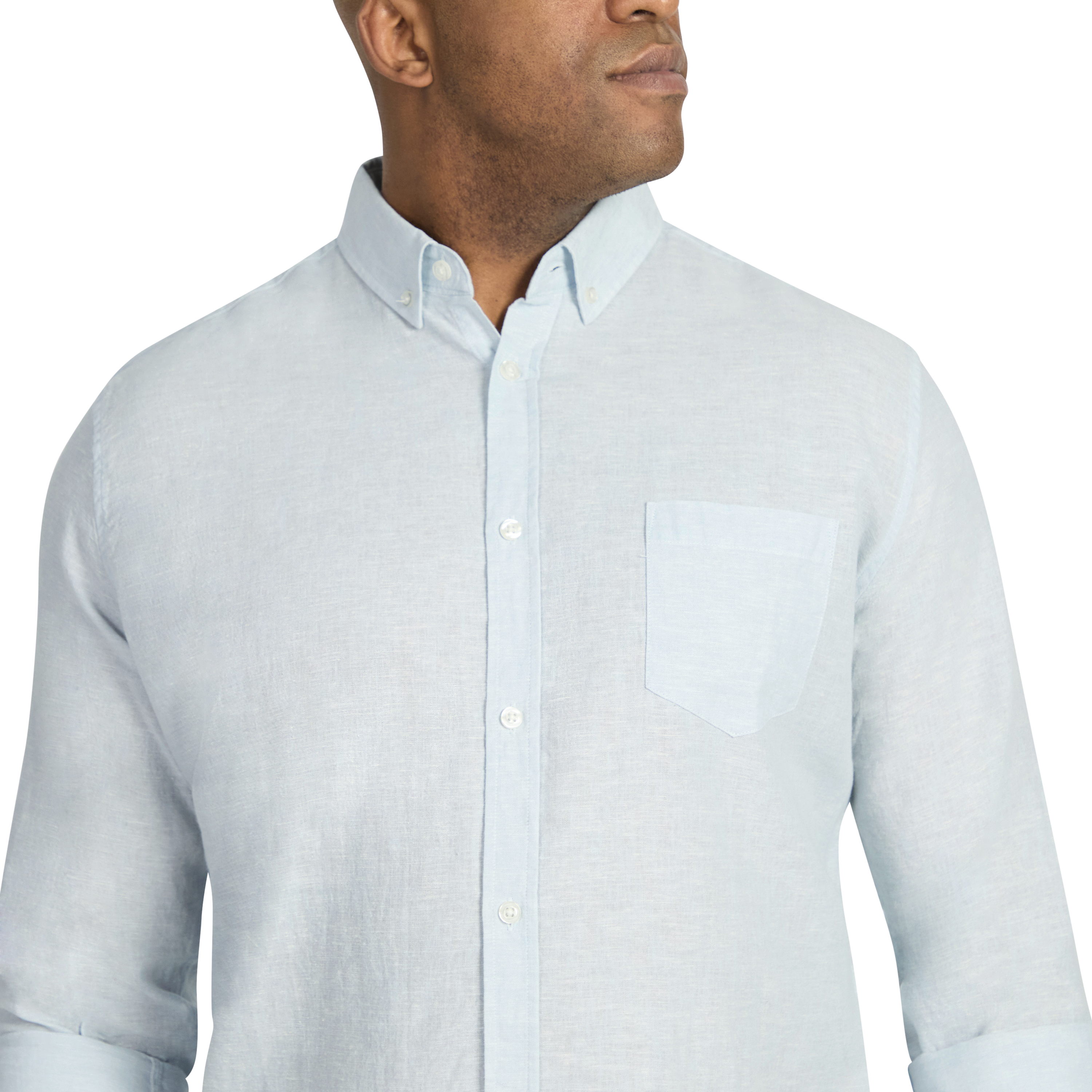 Ice Serge Melange Linen Shirt