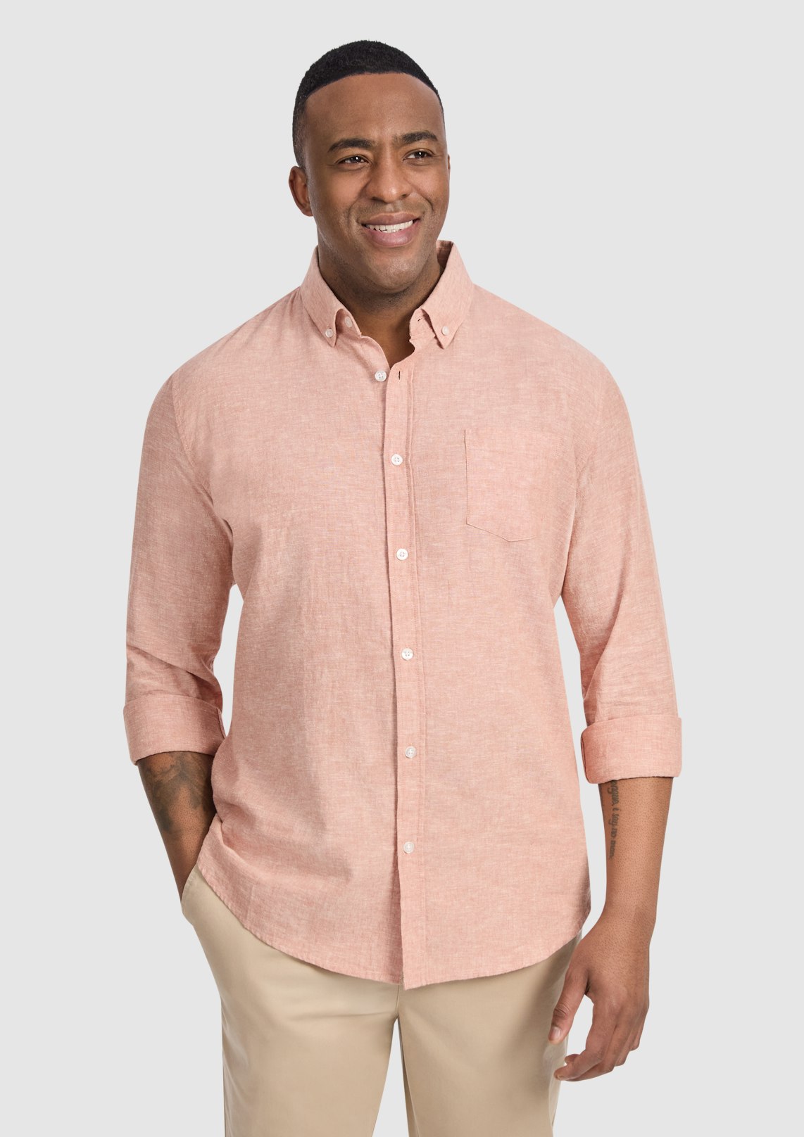 Serge Melange Linen Shirt