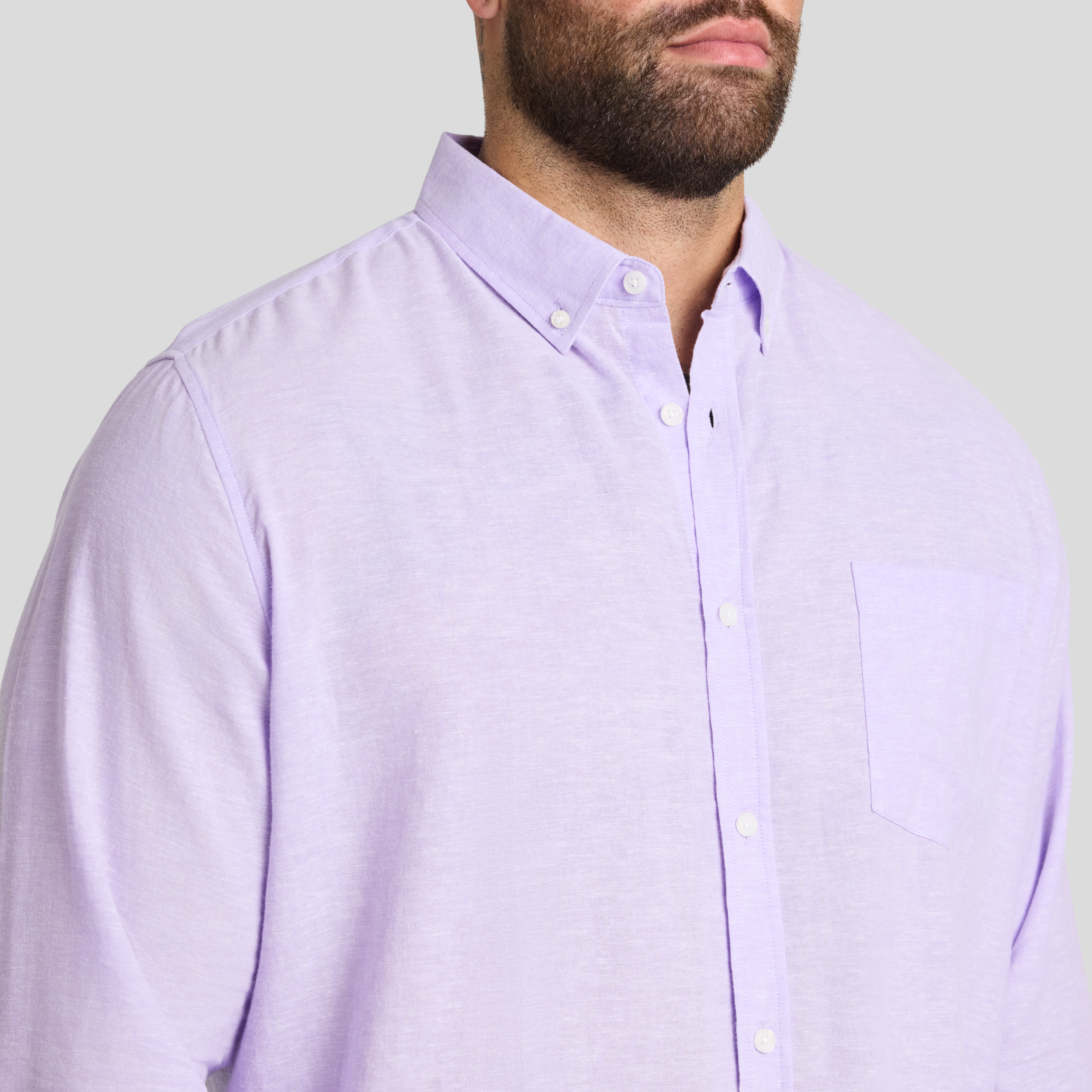  Serge Melange Linen Shirt